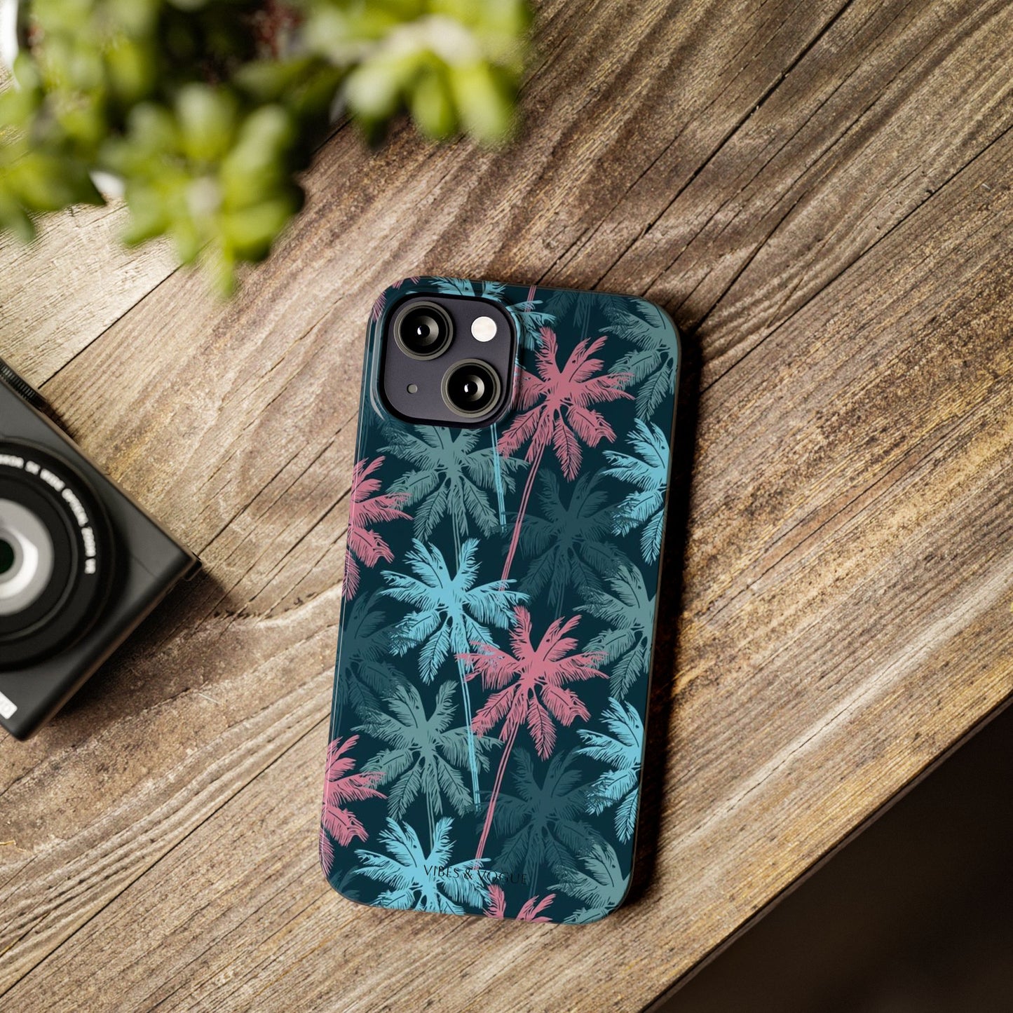 Tropical Vibes Slim Phone Case - Summer Botanical Design