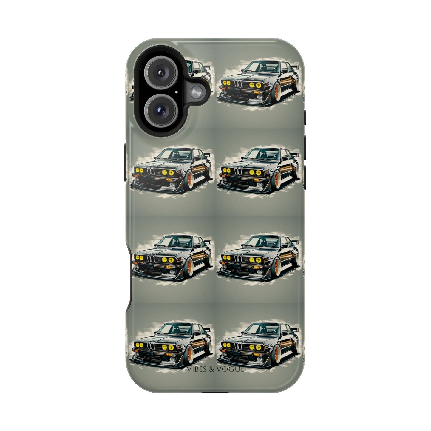 Stylish Car-Themed Magnetic Tough Cases - Perfect for Auto Enthusiasts