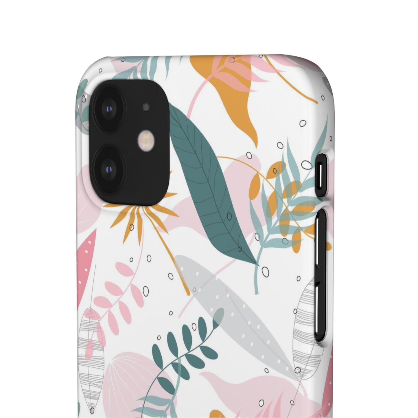 Floral Snap Case - Stylish Phone Protector with Botanical Design