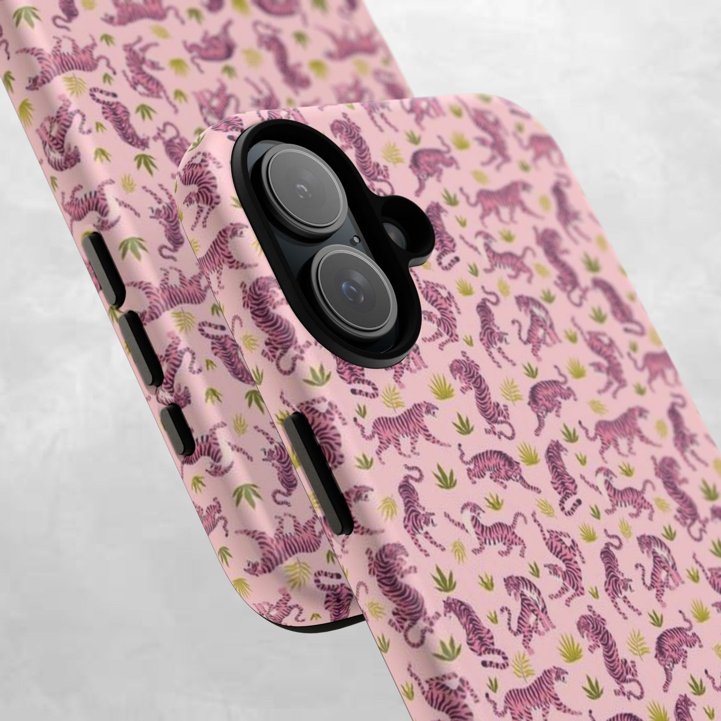 Pink Tiger Pattern Phone Case - Tough Cases