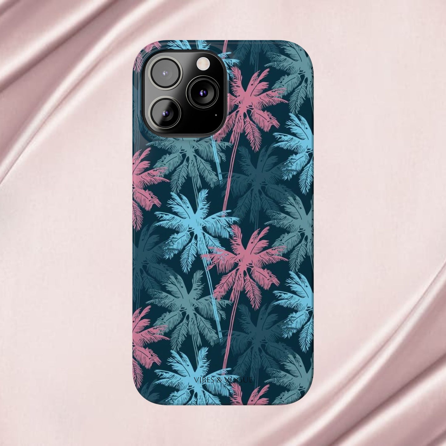 Tropical Vibes Slim Phone Case - Summer Botanical Design