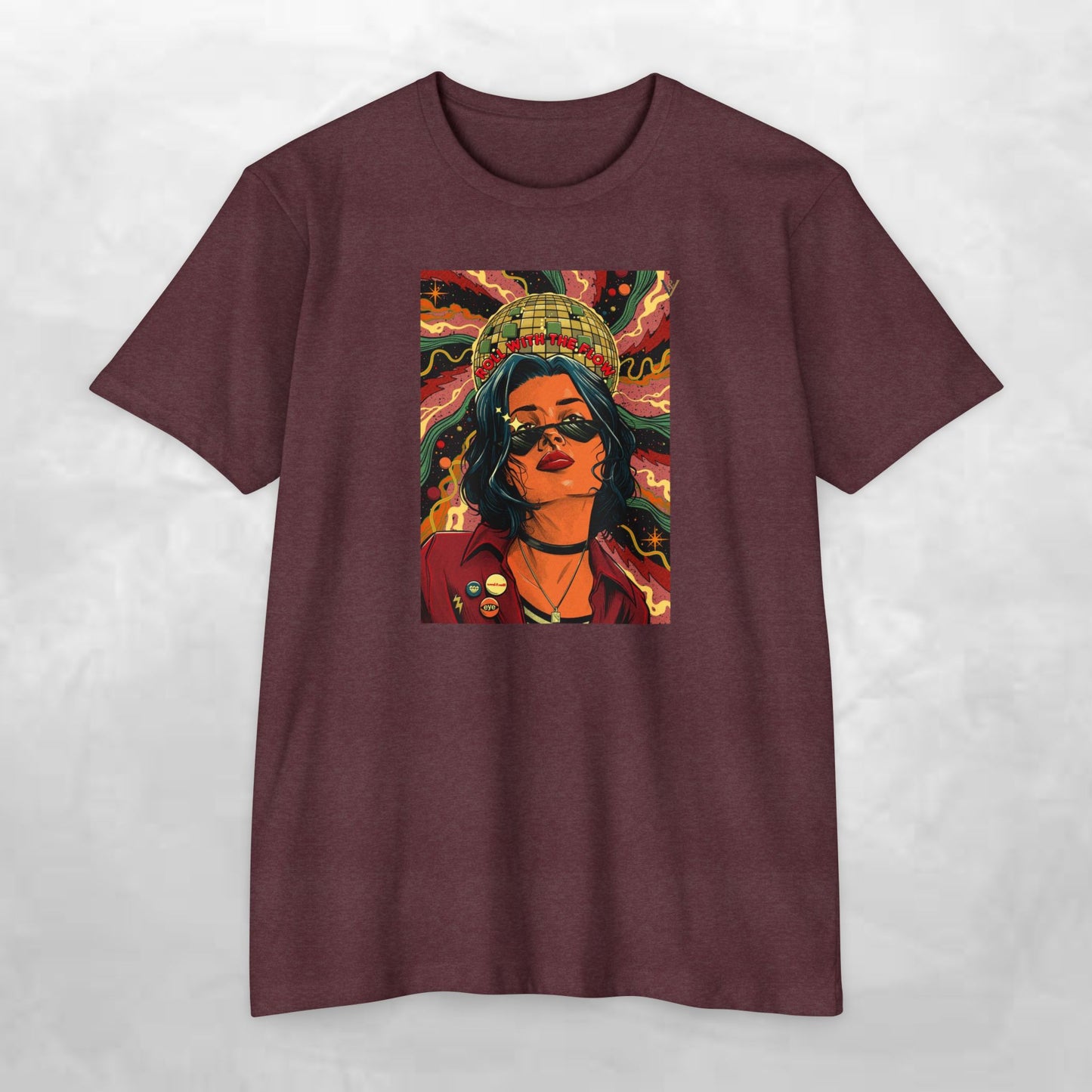 Bohemian Graphic T-Shirt - Vibrant Art Tee for Creative Souls