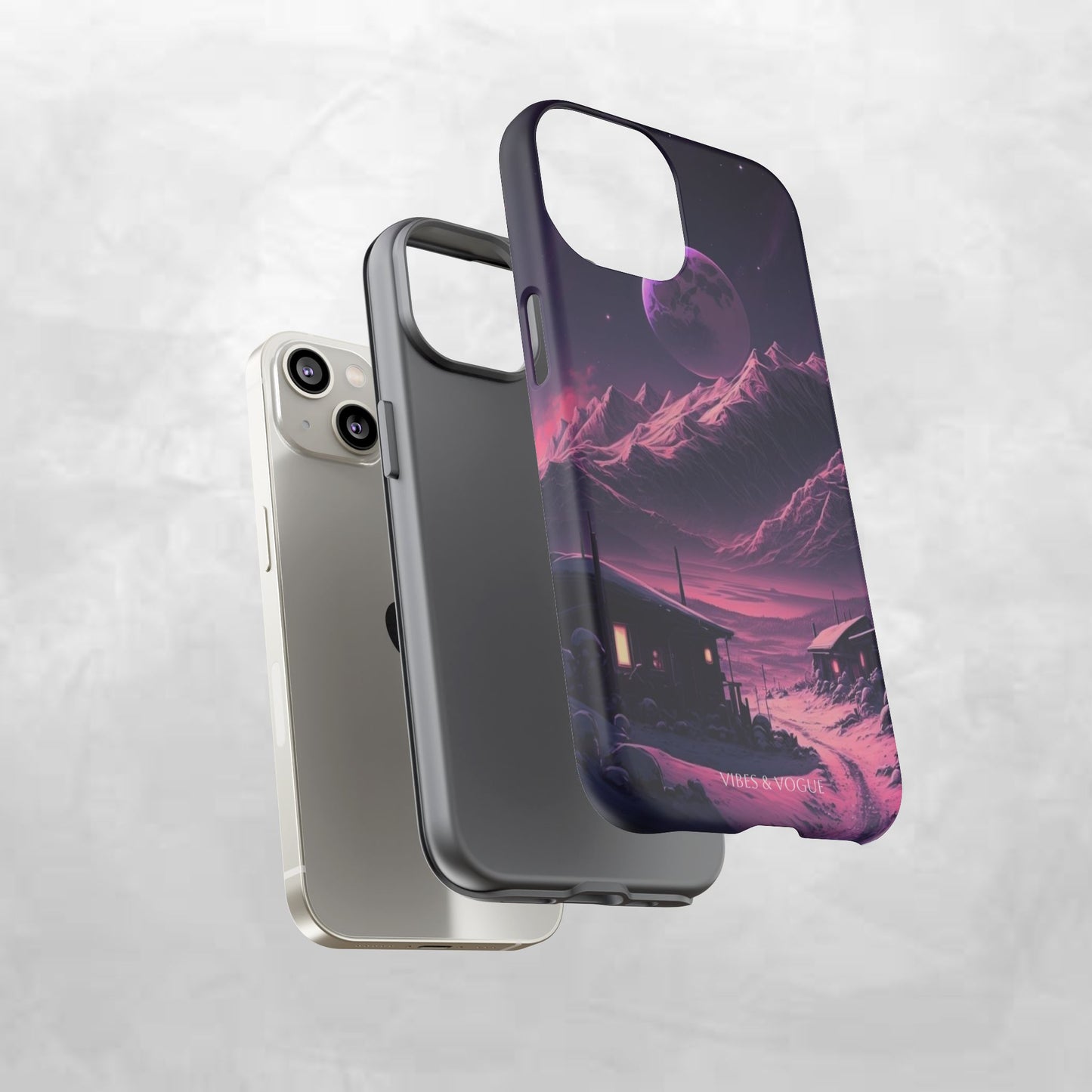 Futuristic Phone Case, Galaxy Aesthetic, Cosmic Art, Stylish Protection, Gifts for Tech Lovers