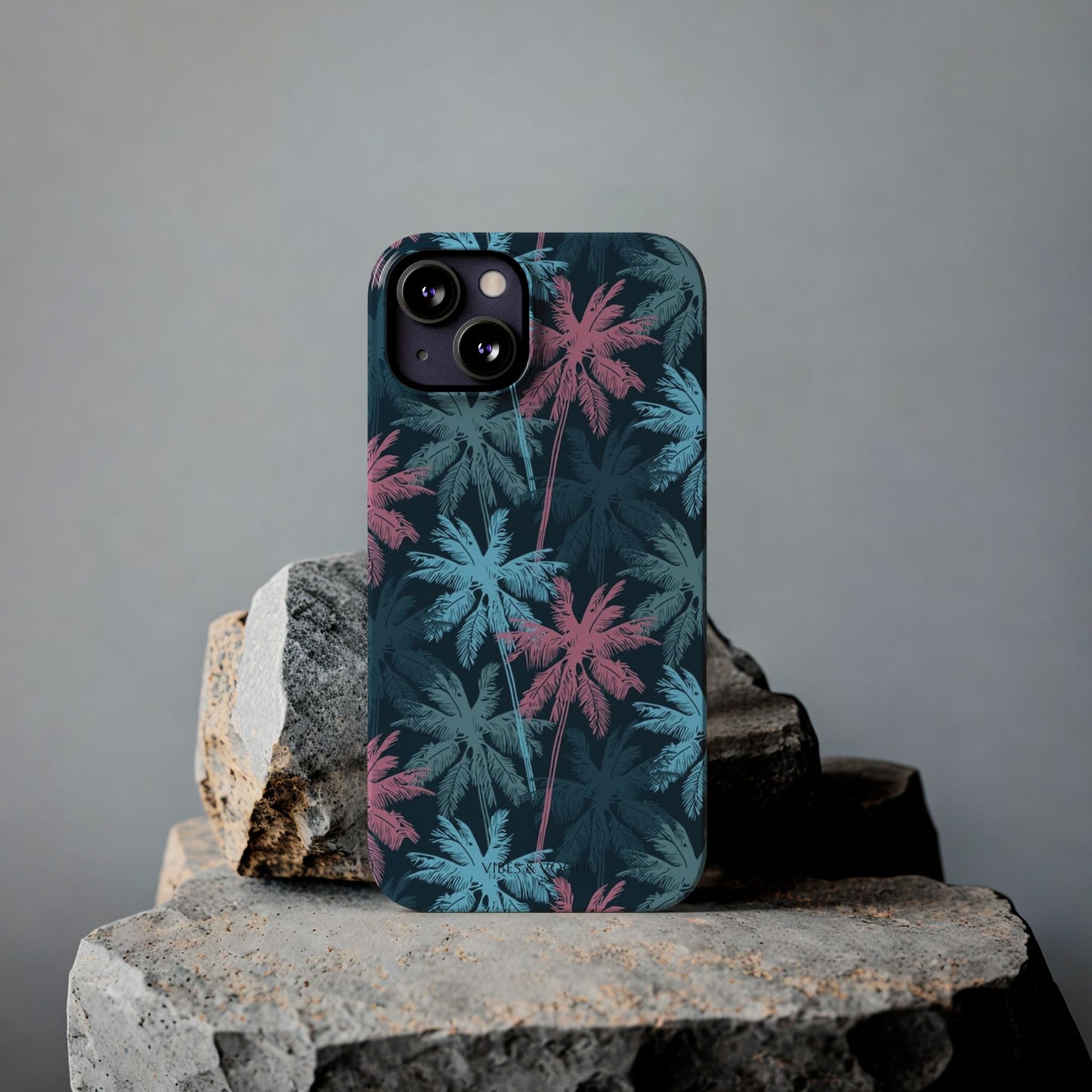 Tropical Vibes Slim Phone Case - Summer Botanical Design