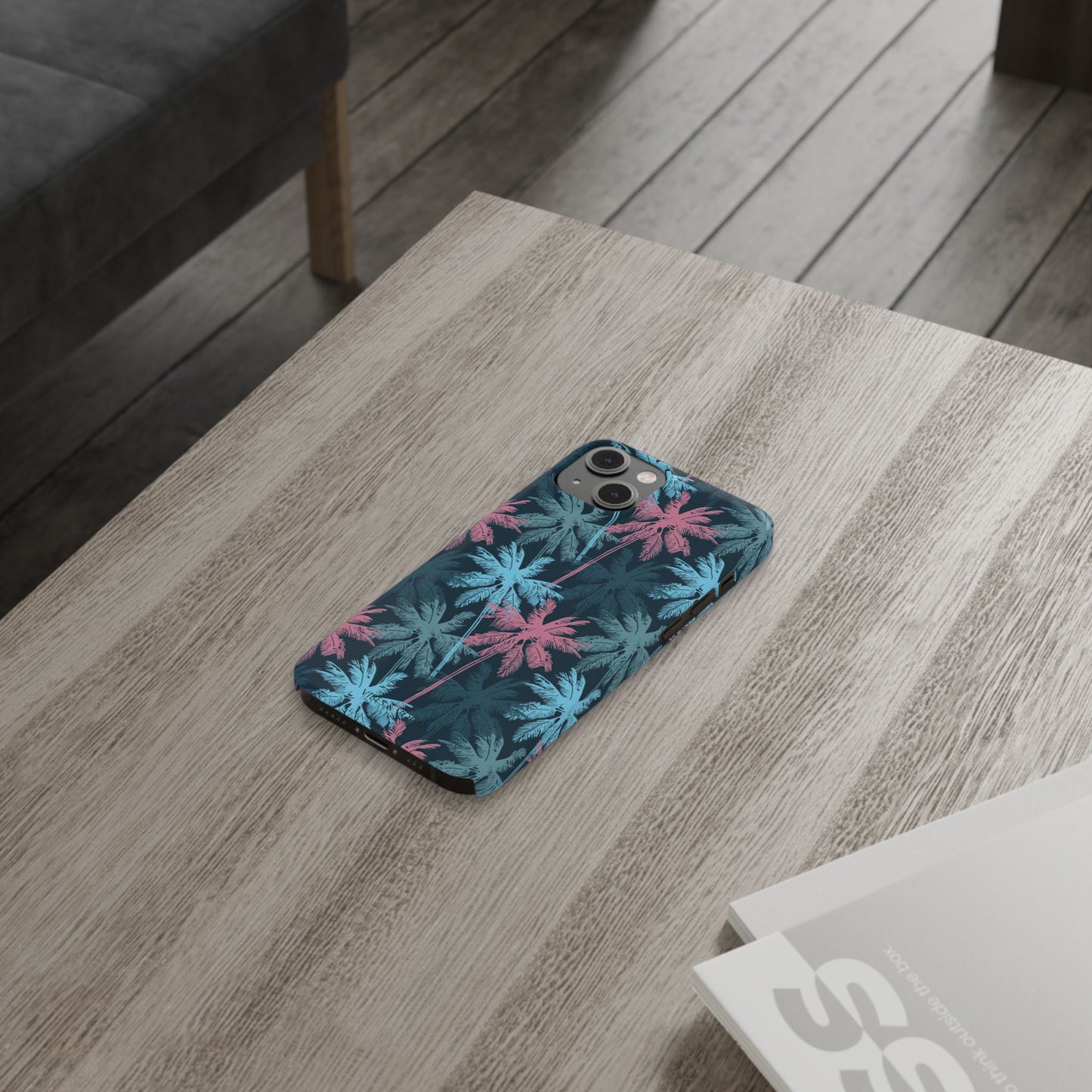 Tropical Vibes Slim Phone Case - Summer Botanical Design