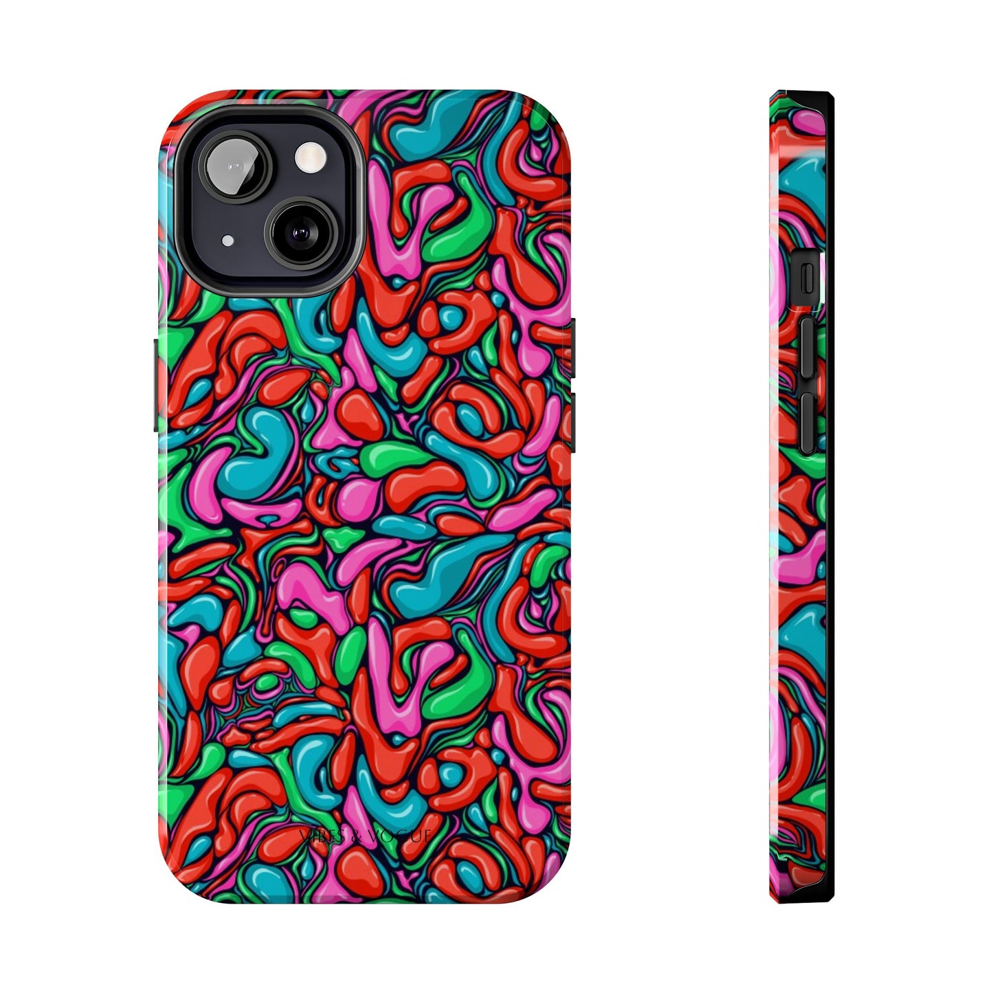 Vibrant Tough Phone Cases - Colorful Abstract Designs for Teens & Adults, Perfect Gift for Birthdays, Holidays, & Everyday Use