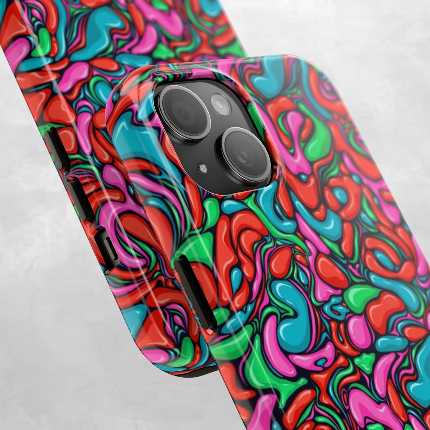Vibrant Tough Phone Cases - Colorful Abstract Designs for Teens & Adults, Perfect Gift for Birthdays, Holidays, & Everyday Use
