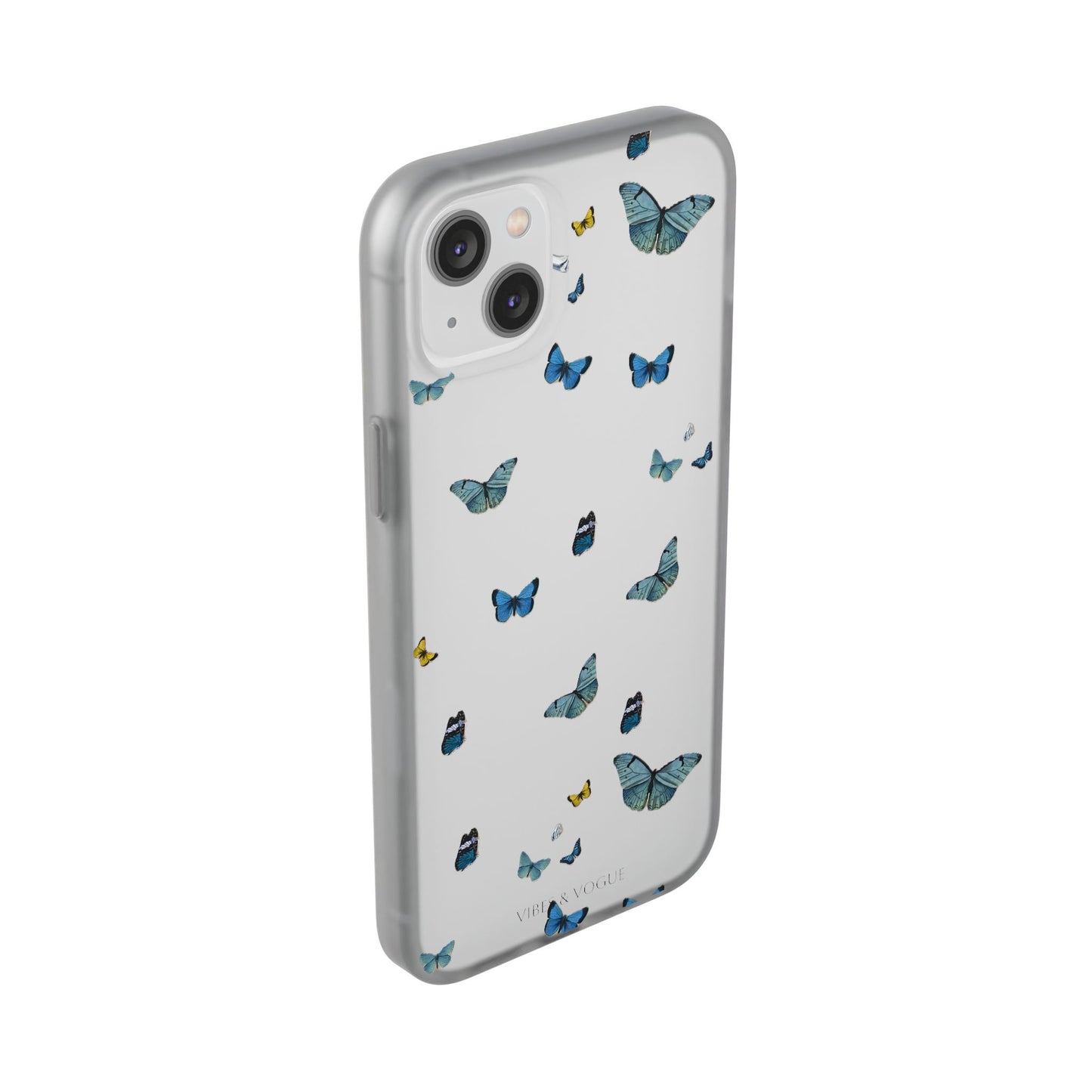 Butterfly Vibes Phone Case, Flexible Phone Cover, Elegant Phone Accessory, Gift for Nature Lovers, Spring Decor, Eco-Friendly Case