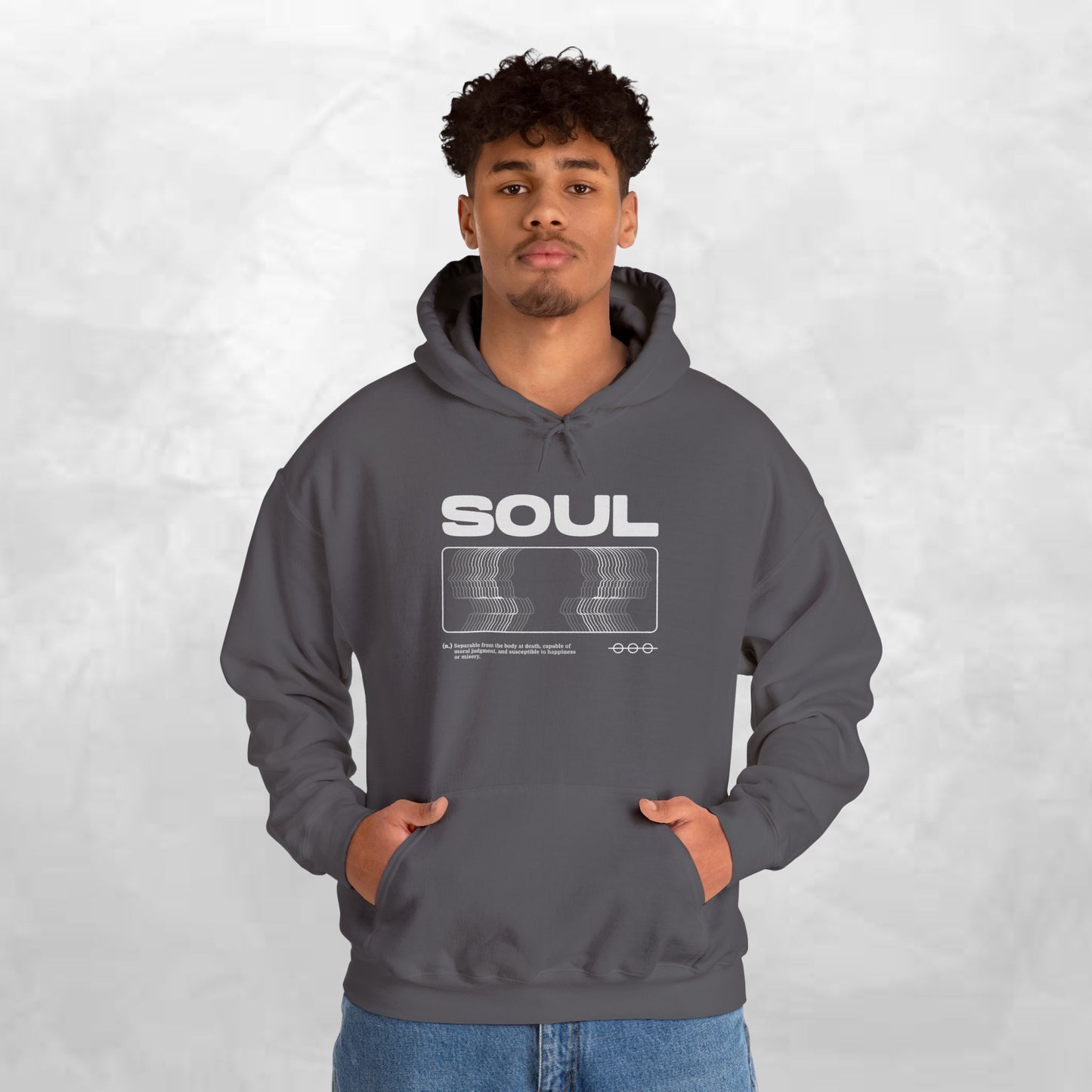 Soul Graphic Hoodie — Retro VHS Silhouette Streetwear