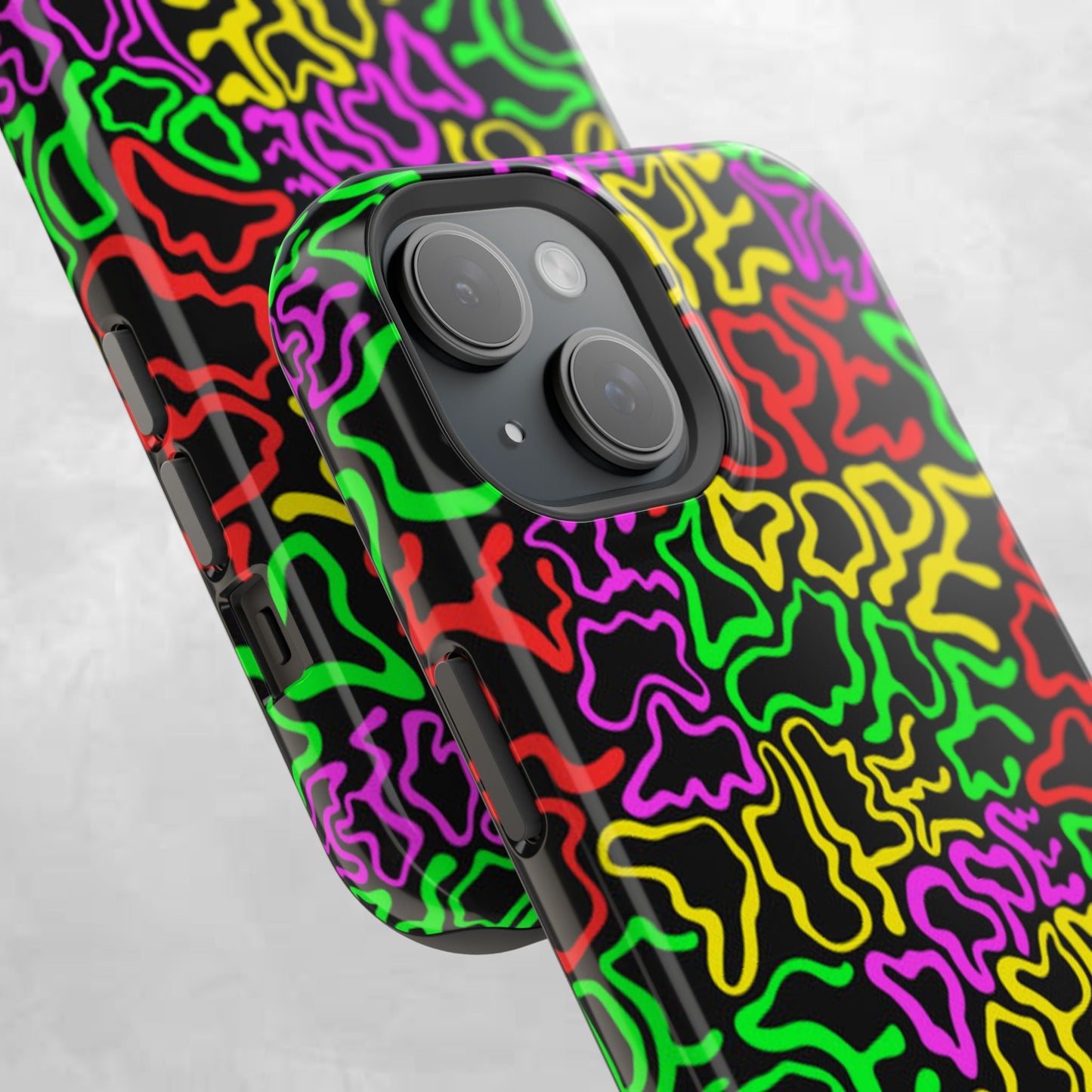 Colorful Magnetic Phone Cases, Funky Case for Teens, Cool Phone Accessories, Unique Gift for Friends, Vibrant Tough Cases, Phone Protection