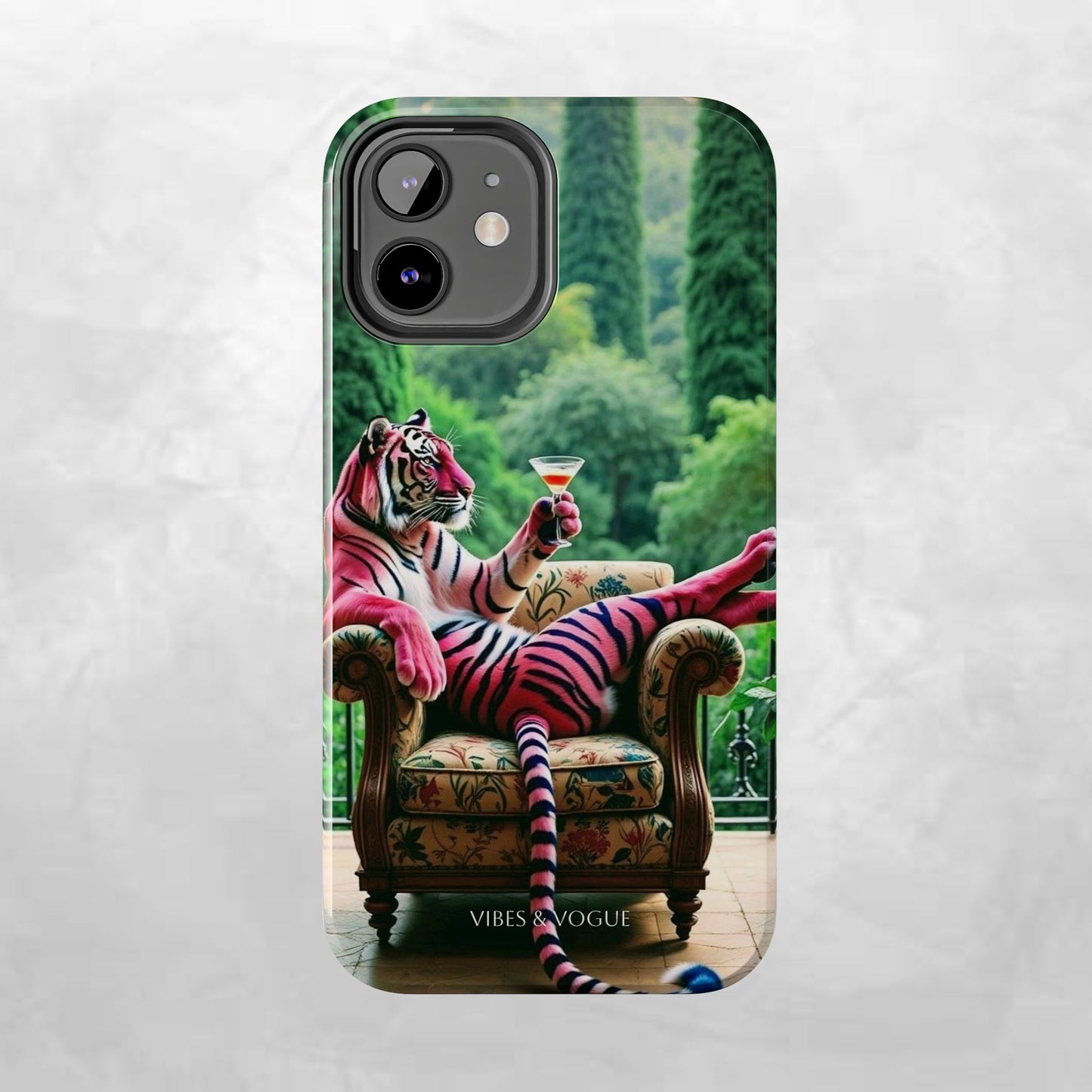 Relaxed Tiger Phone Case | Tough Case for Animal Lovers, Unique Gift for Friends, Stylish Tech Accessories, Fun Phone Cover, Vibrant Design