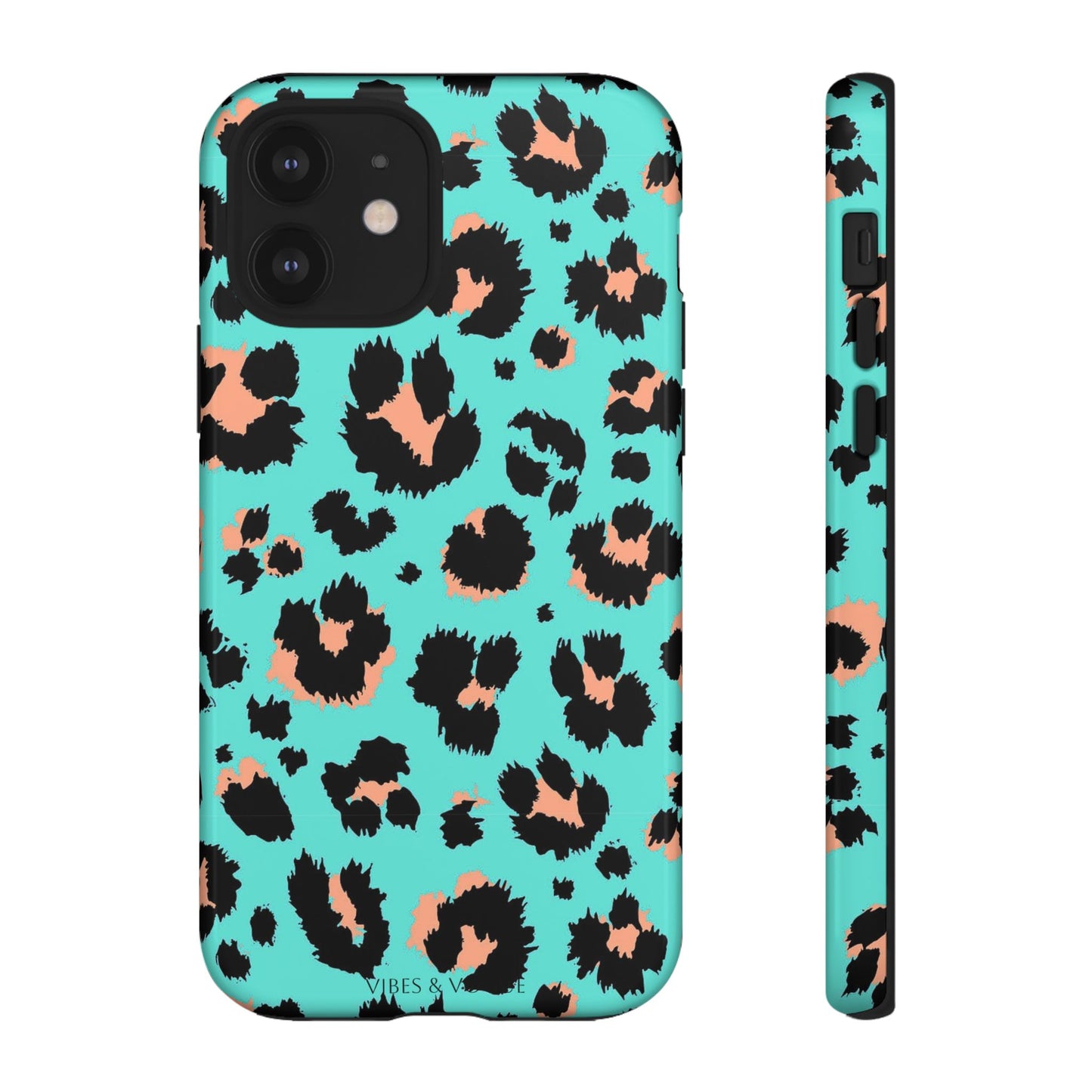 Leopard Print Phone Case, Tough Phone Case, Wild Style Accessory, Animal Print Cover, Stylish Phone Protection