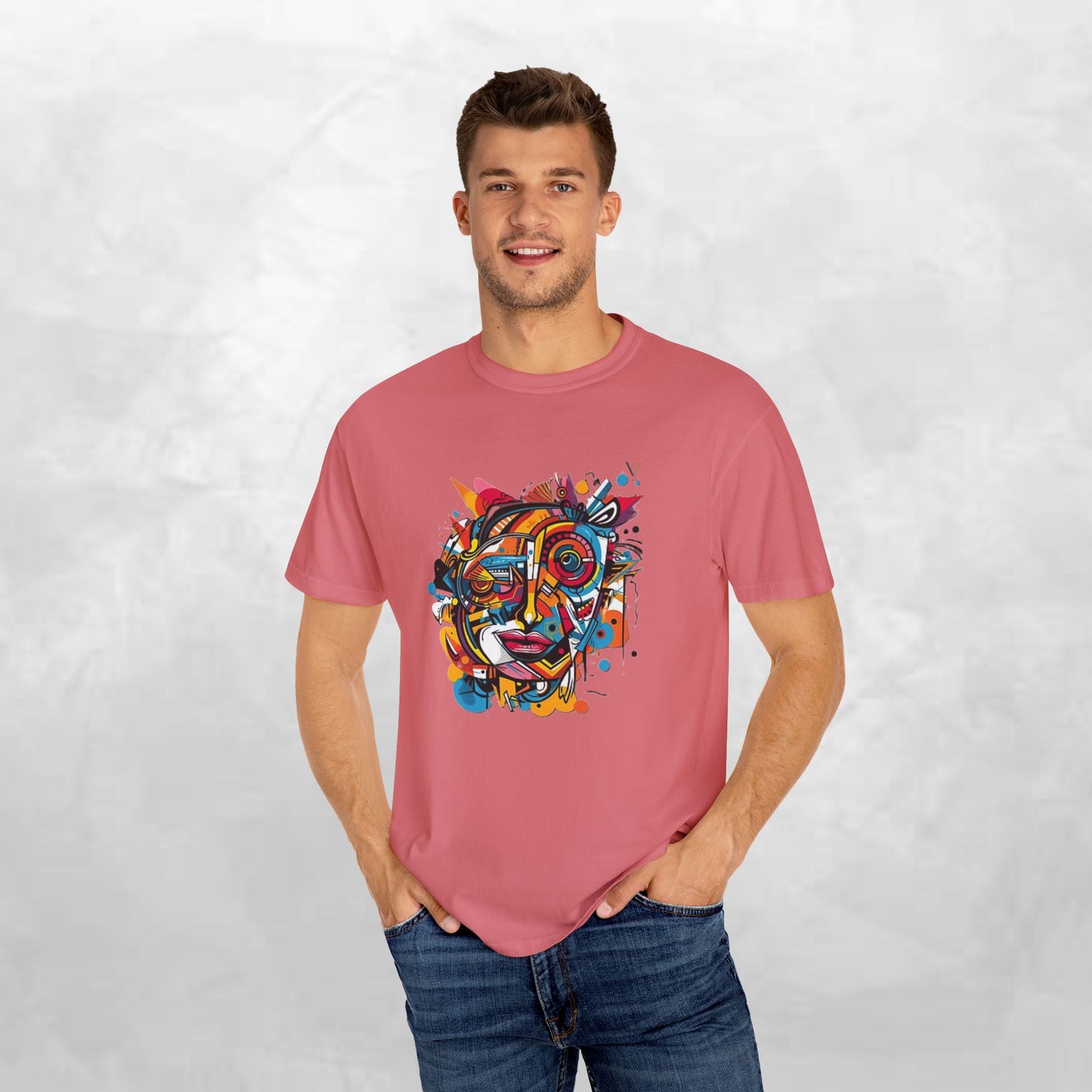 Vibrant Abstract Art Unisex T-Shirt - Casual Wear for Art Lovers