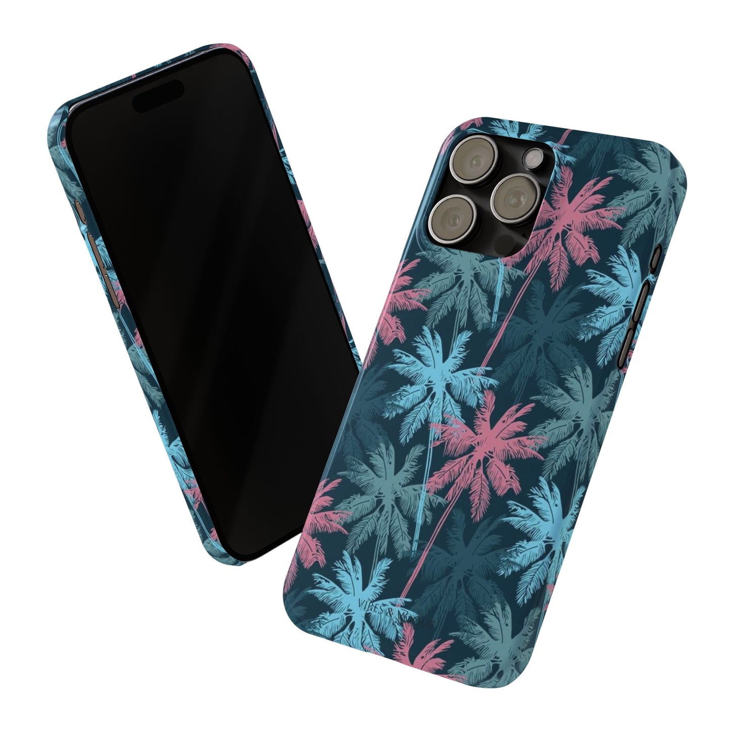 Tropical Vibes Slim Phone Case - Summer Botanical Design