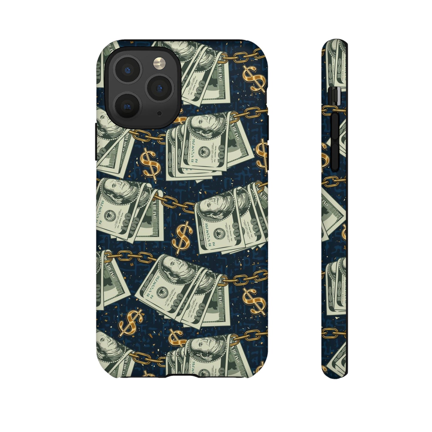 Money Motivation Phone Case, Tough Cases for iPhone, Money Design Phone Accessory, Trendy Tech Gifts, Unique Phone Cover