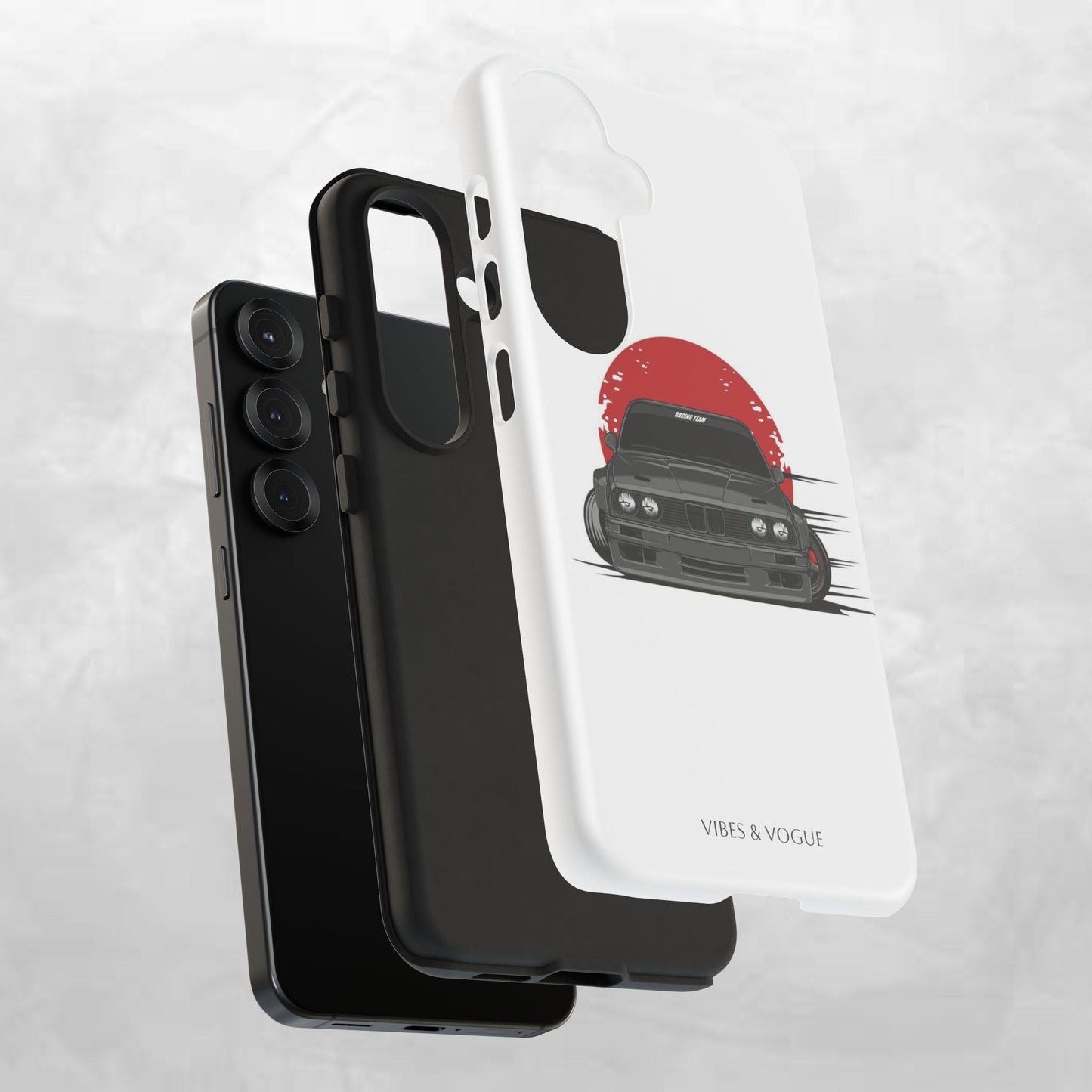 Tough Cases – Retro Racing Car Phone Case for Auto Enthusiasts