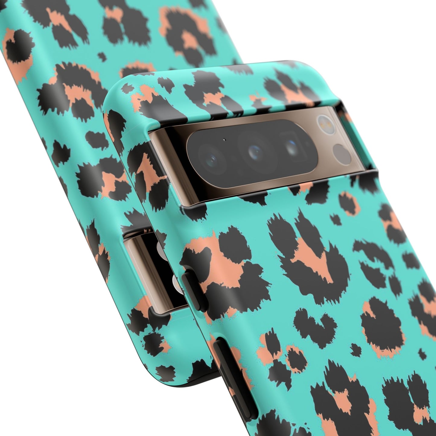 Leopard Print Phone Case, Tough Phone Case, Wild Style Accessory, Animal Print Cover, Stylish Phone Protection