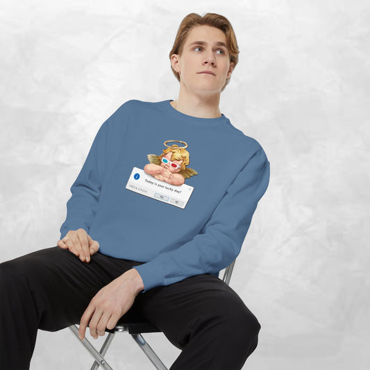 Cozy Unisex Sweatshirt with Playful Design - Perfect Gift for Friends, Parties, Casual Days, and Holidays