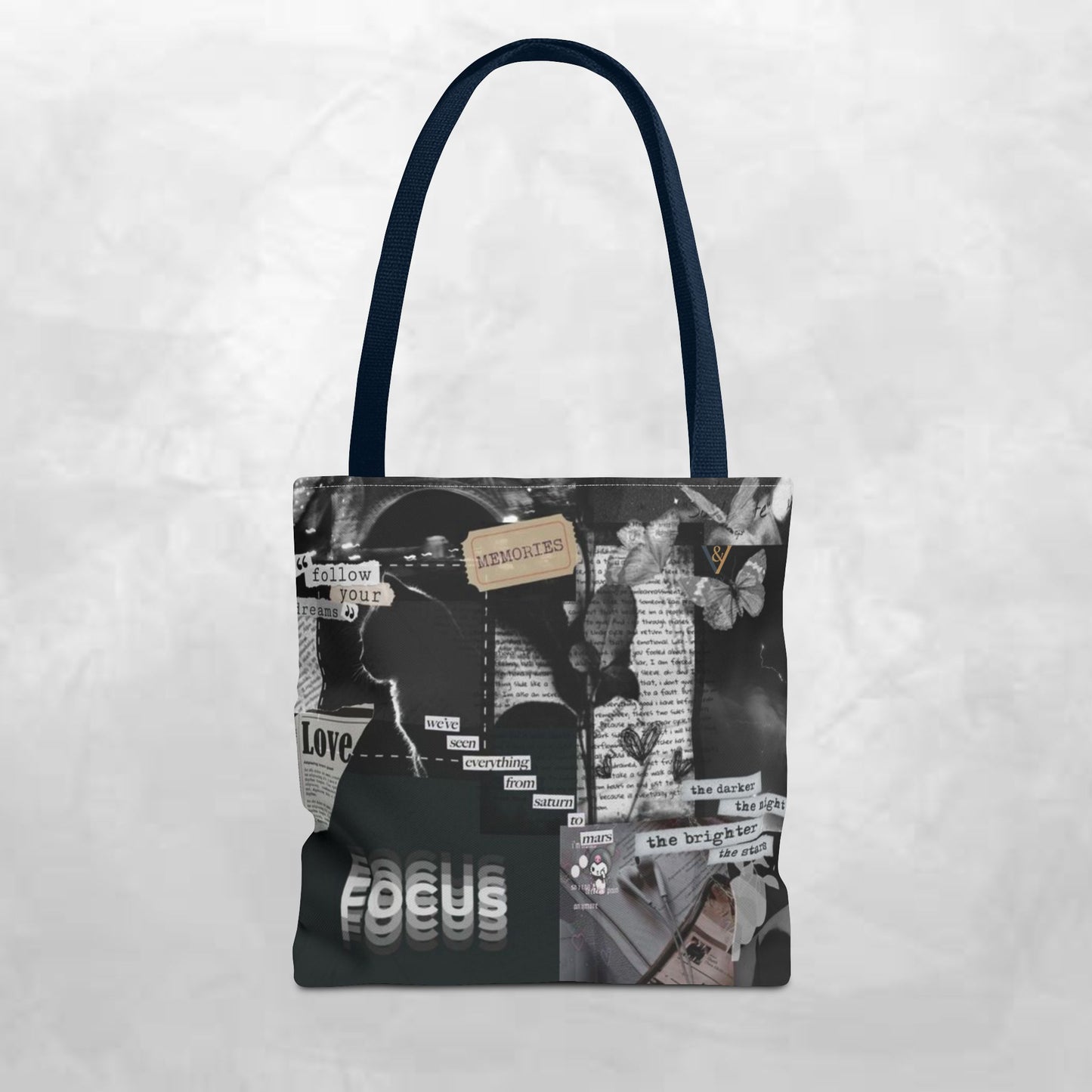 Artistic Tote Bag | Vintage Aesthetic, Collage Design, Sustainable Fashion, Trendy Gift, Eco-Friendly Accessory