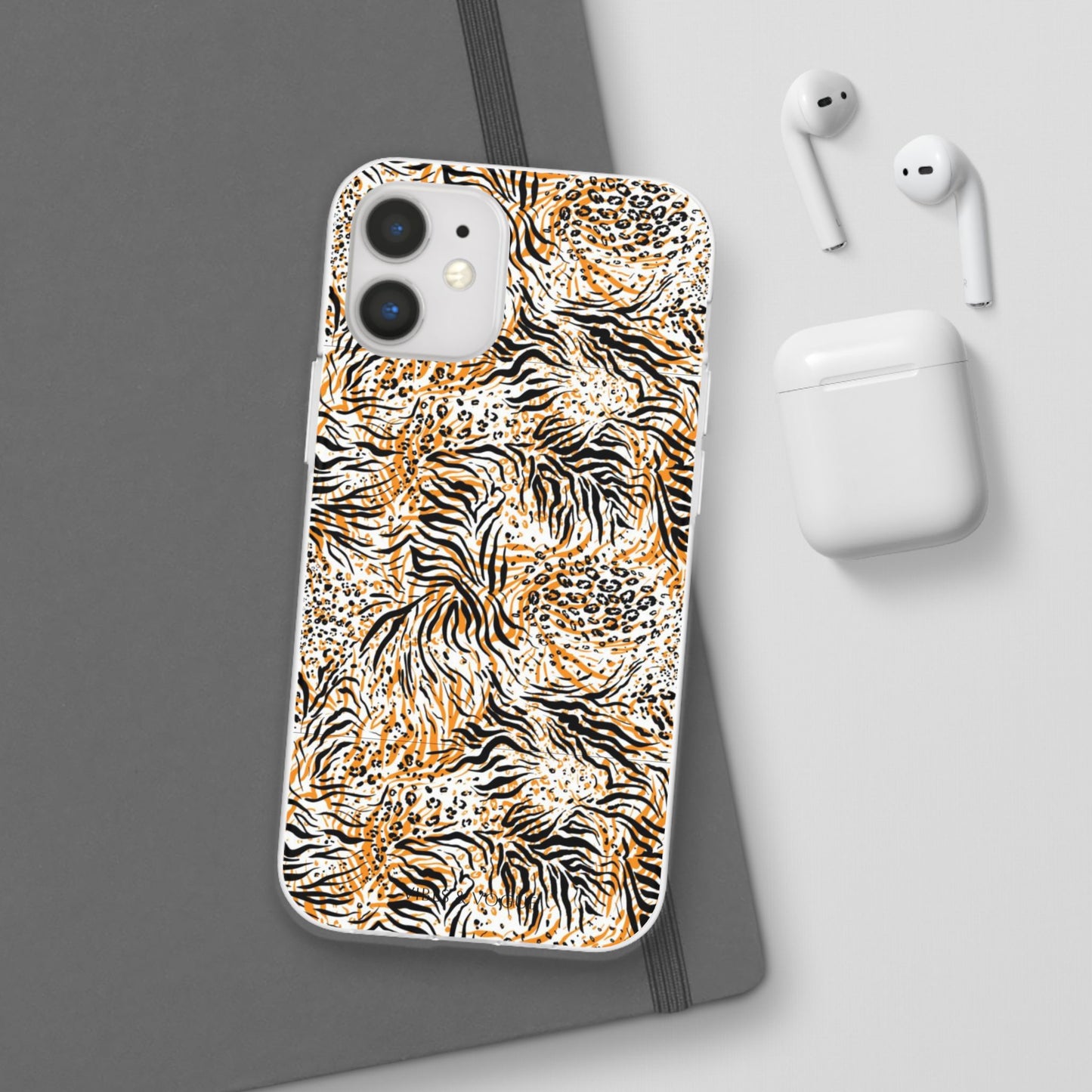 Wild Animal Print Flexi Case for iPhone - Fierce & Trendy Design