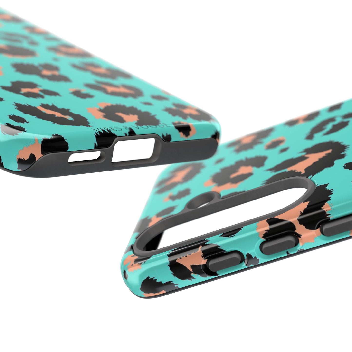Leopard Print Phone Case, Tough Phone Case, Wild Style Accessory, Animal Print Cover, Stylish Phone Protection
