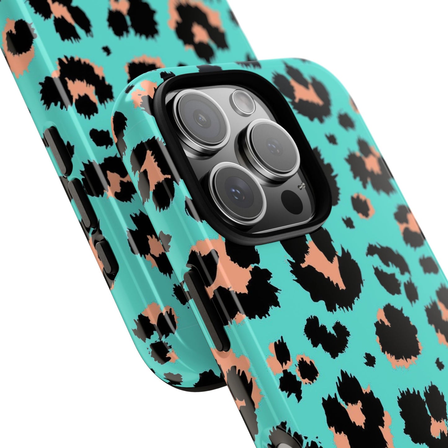 Leopard Print Phone Case, Tough Phone Case, Wild Style Accessory, Animal Print Cover, Stylish Phone Protection