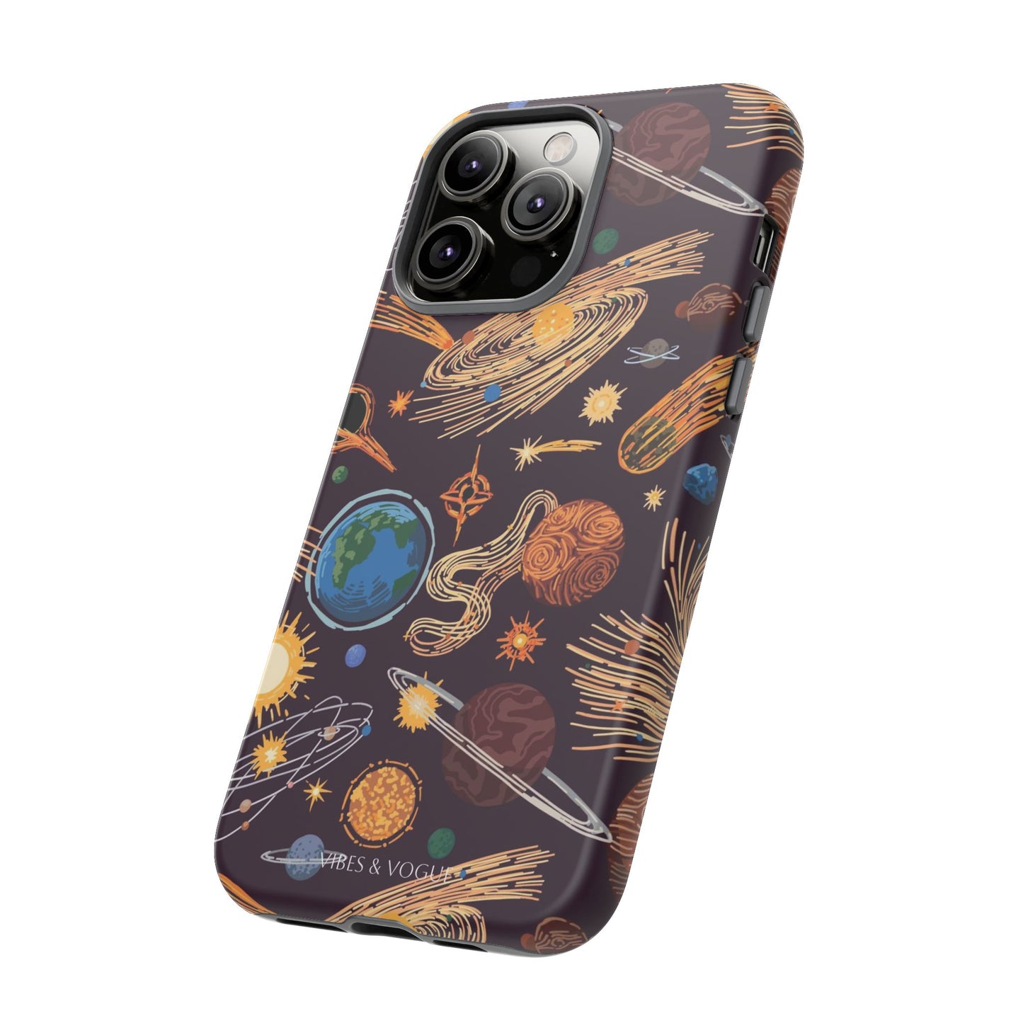 Space-Themed Phone Case - Cosmic Galaxy Design, Durable Protective Cover, Unique Gift, Celestial Lover's Accessory