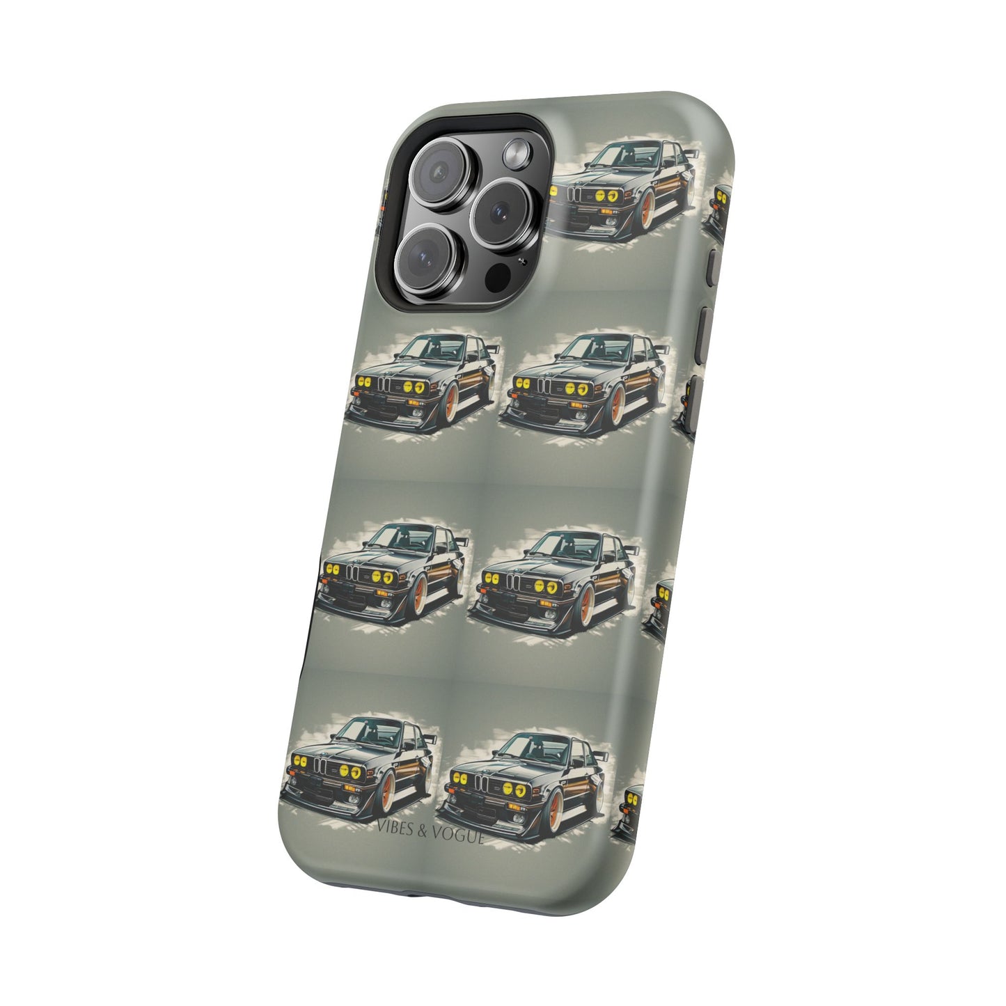 Stylish Car-Themed Magnetic Tough Cases - Perfect for Auto Enthusiasts