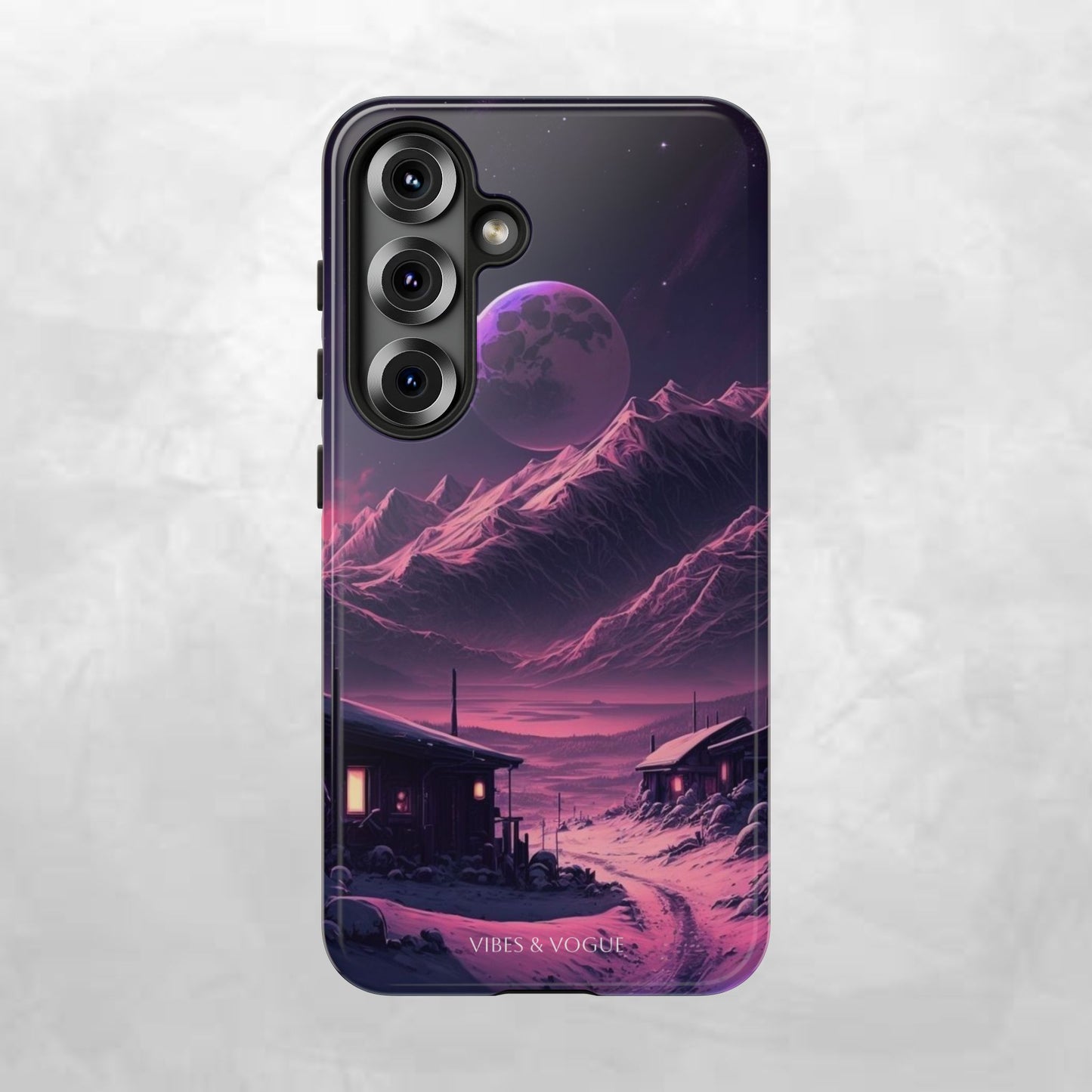 Futuristic Phone Case, Galaxy Aesthetic, Cosmic Art, Stylish Protection, Gifts for Tech Lovers