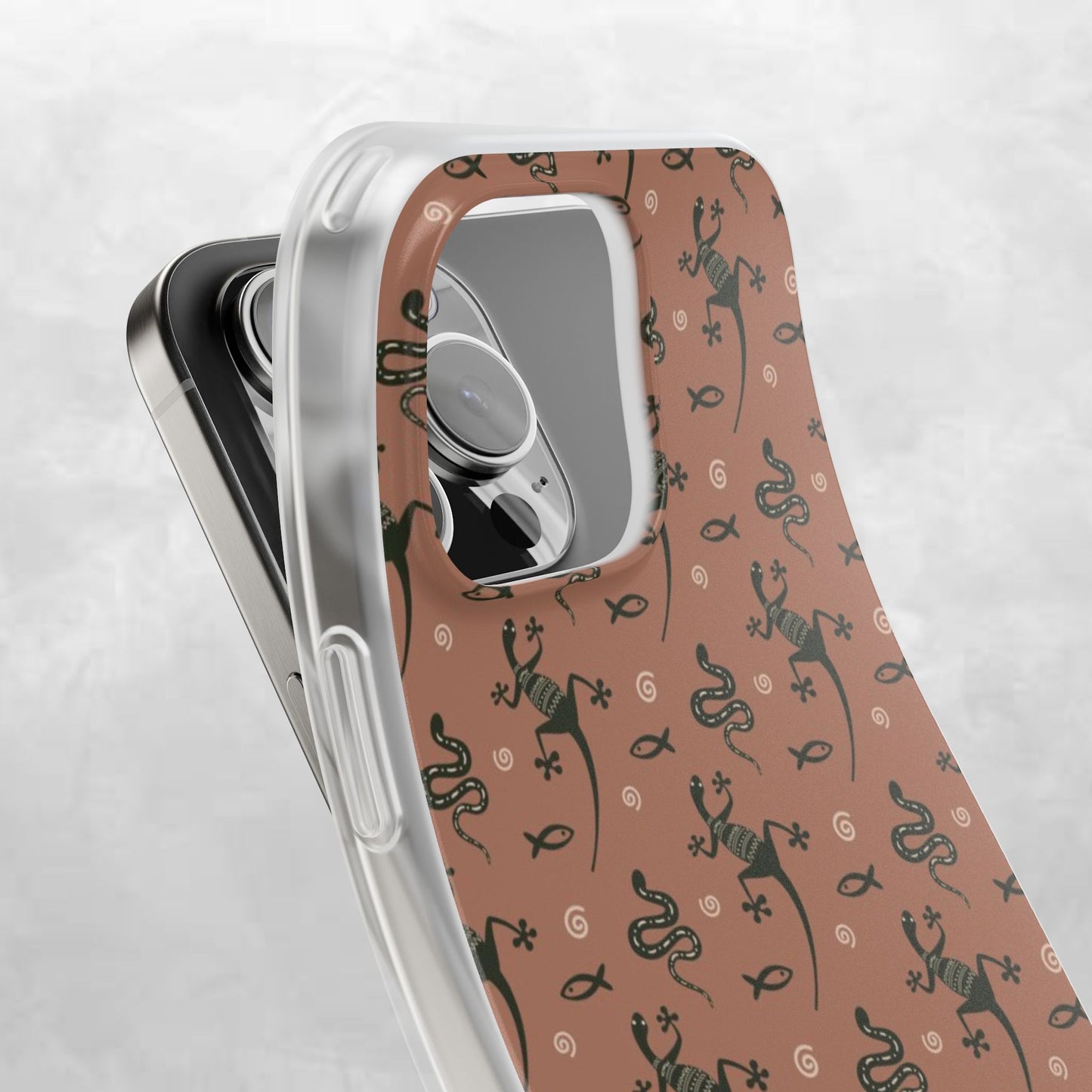 Whimsical Flexi Cases for Trendy Phone Protection, Stylish Accessories, Gift Idea for Animal Lovers, Eco-Friendly Design, Cute Lizard [...]