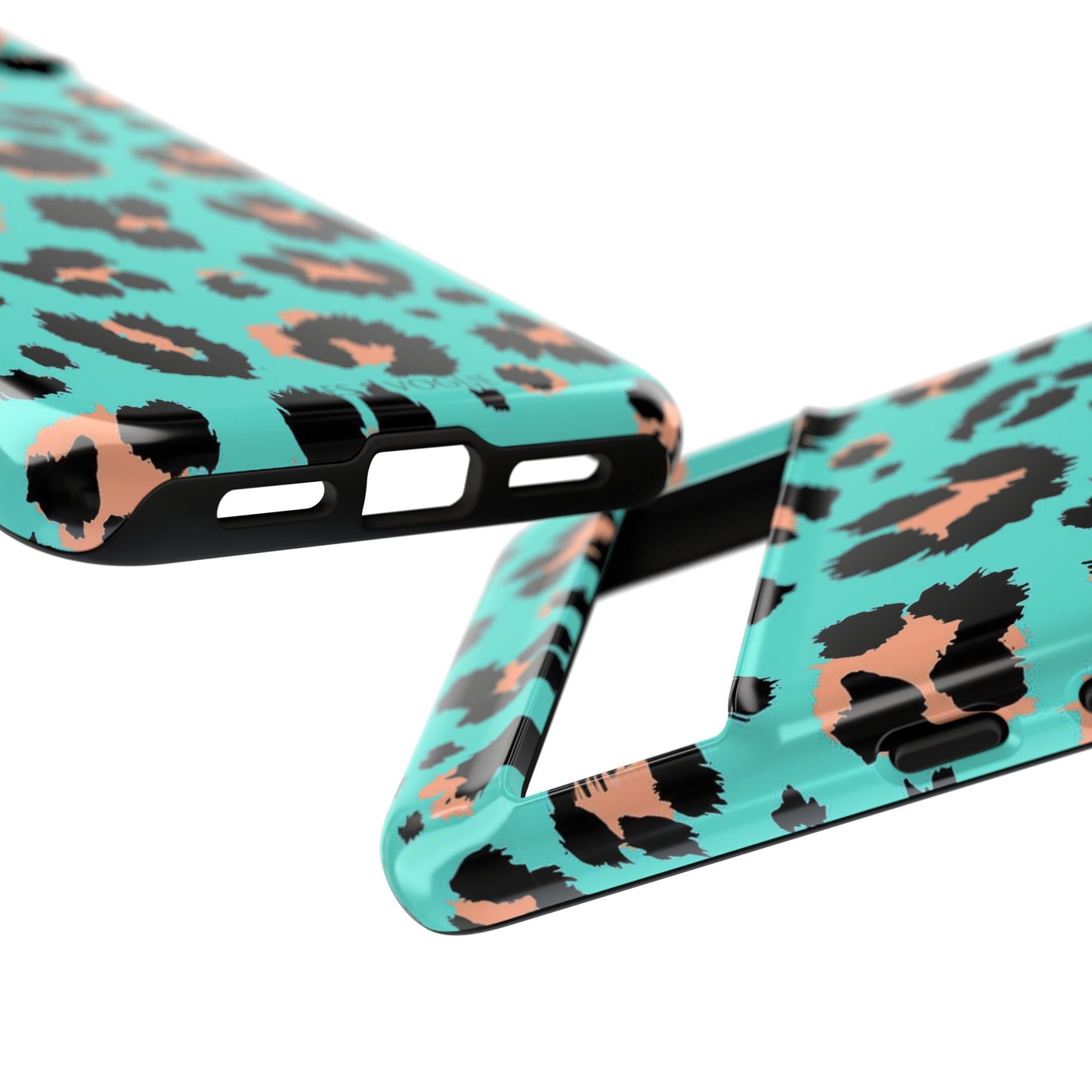 Leopard Print Phone Case, Tough Phone Case, Wild Style Accessory, Animal Print Cover, Stylish Phone Protection