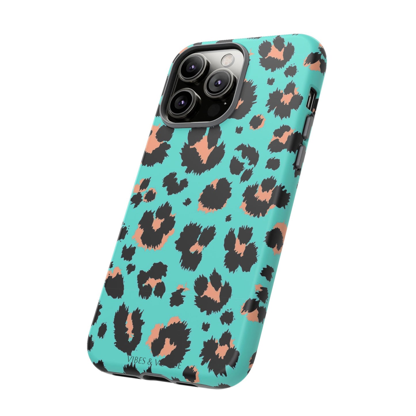 Leopard Print Phone Case, Tough Phone Case, Wild Style Accessory, Animal Print Cover, Stylish Phone Protection