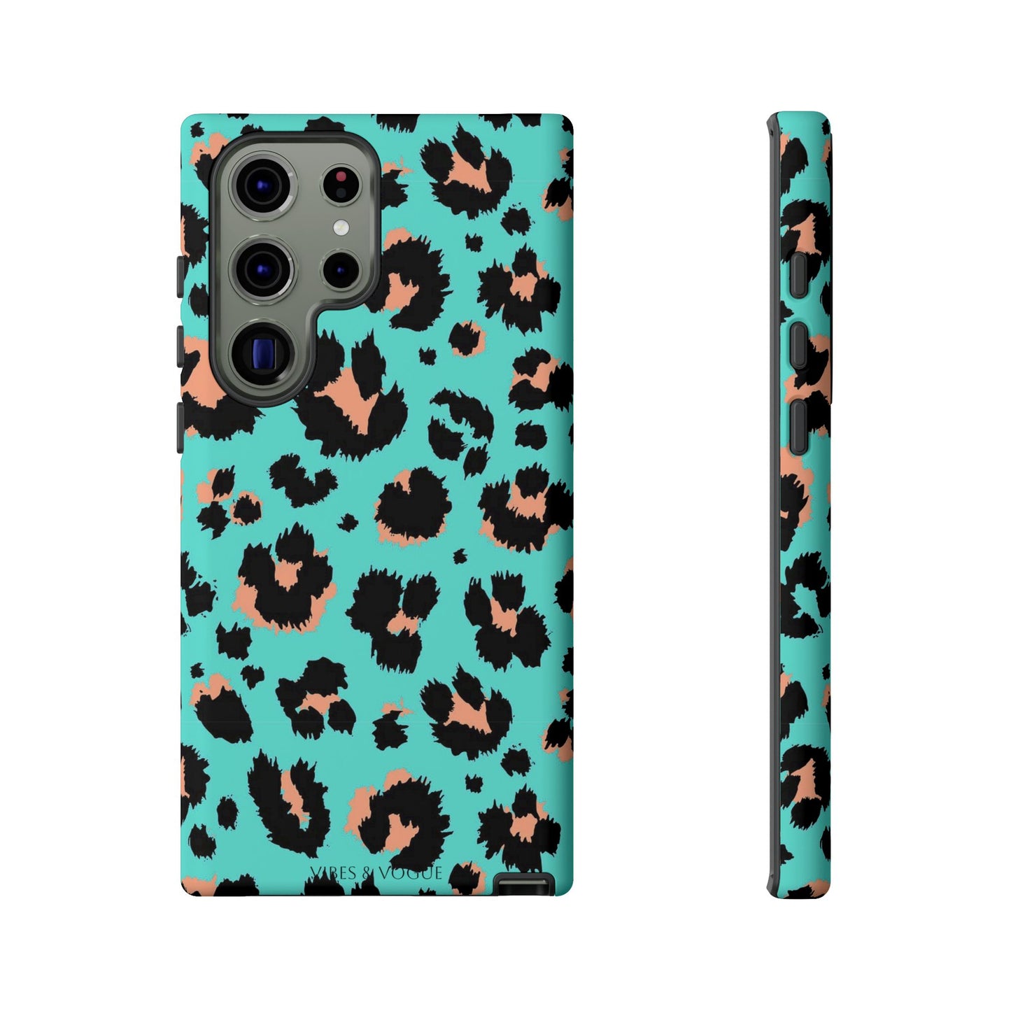Leopard Print Phone Case, Tough Phone Case, Wild Style Accessory, Animal Print Cover, Stylish Phone Protection