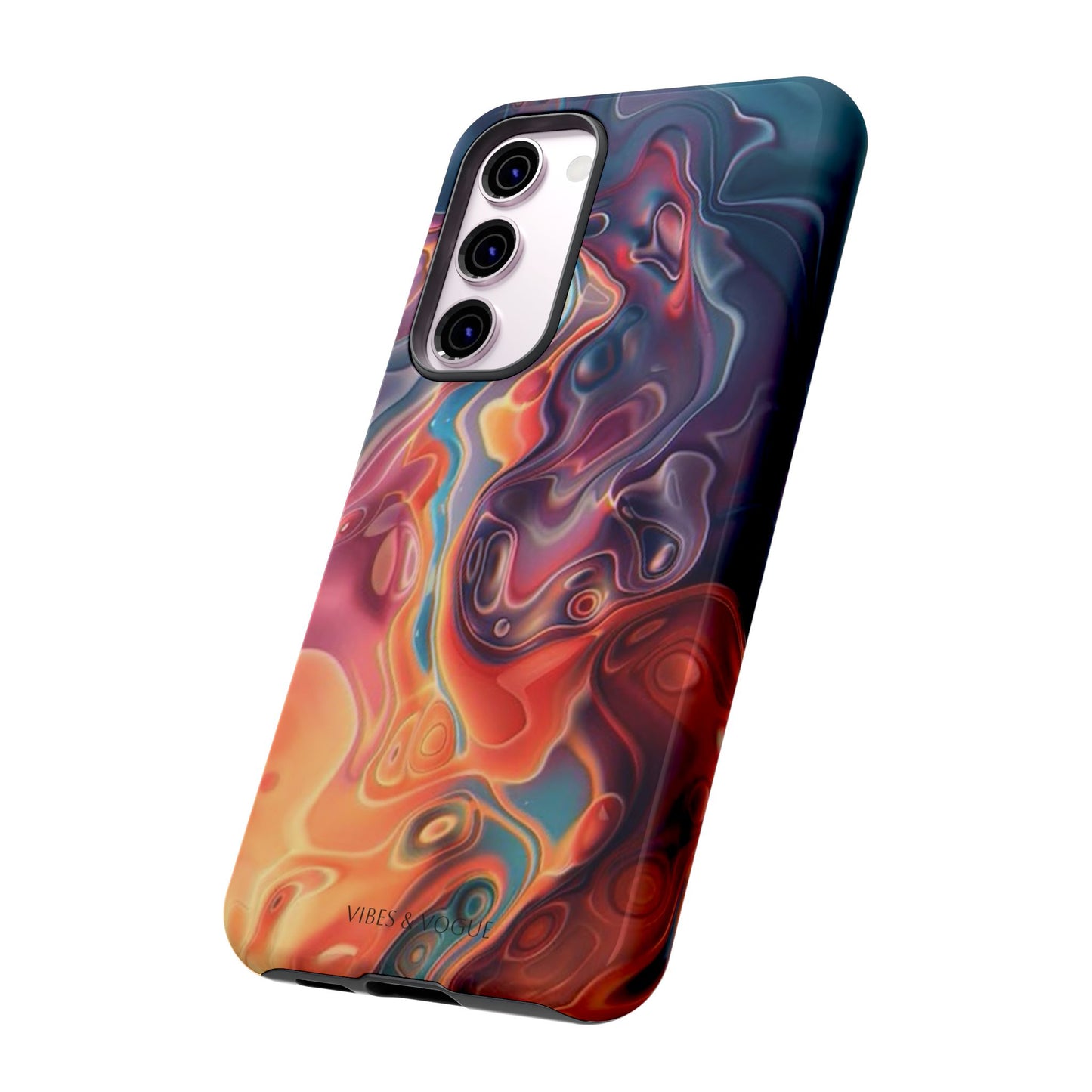 Colorful Phone Case, Abstract Print Cover, Tough Cases for Protection, Gift for Her, Modern Design, Trendy Mobile Accessory