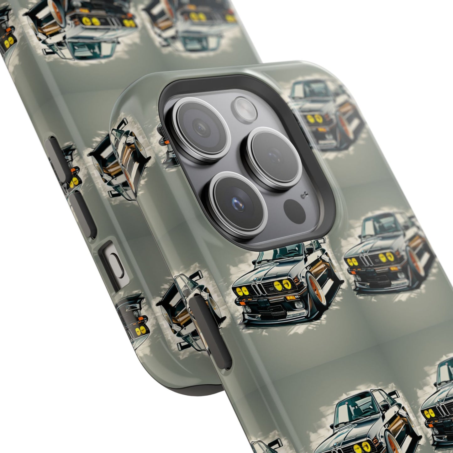 Stylish Car-Themed Magnetic Tough Cases - Perfect for Auto Enthusiasts