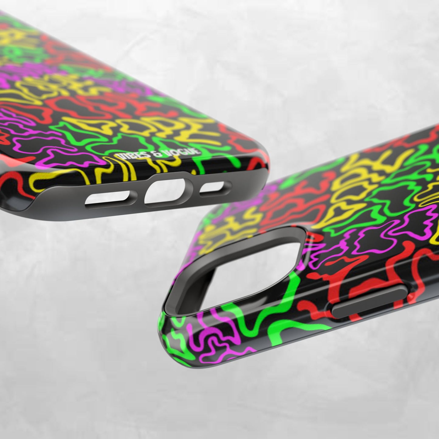 Colorful Magnetic Phone Cases, Funky Case for Teens, Cool Phone Accessories, Unique Gift for Friends, Vibrant Tough Cases, Phone Protection