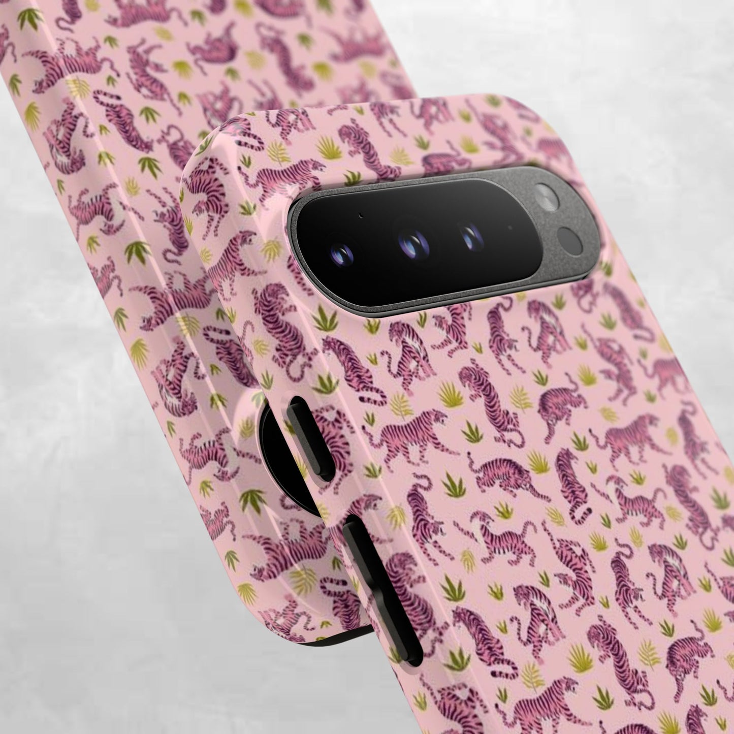 Pink Tiger Pattern Phone Case - Tough Cases