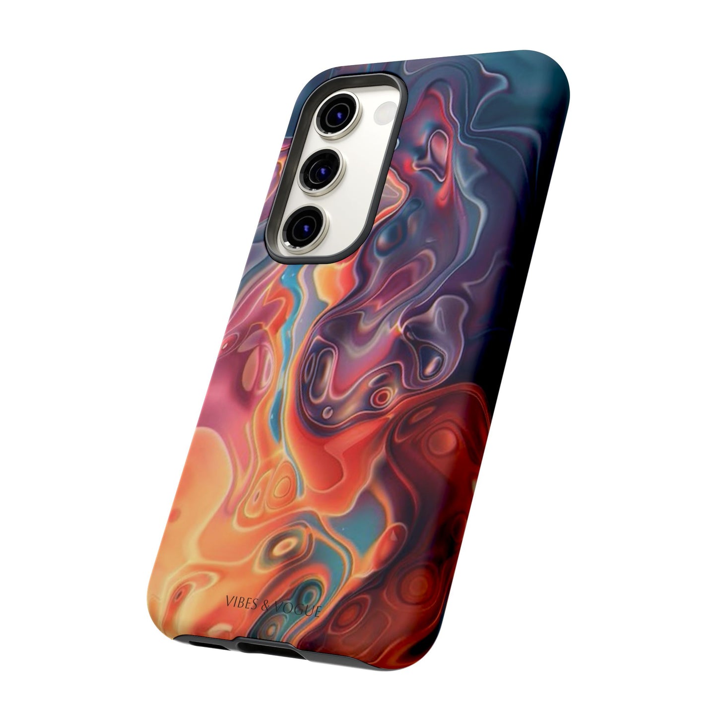 Colorful Phone Case, Abstract Print Cover, Tough Cases for Protection, Gift for Her, Modern Design, Trendy Mobile Accessory