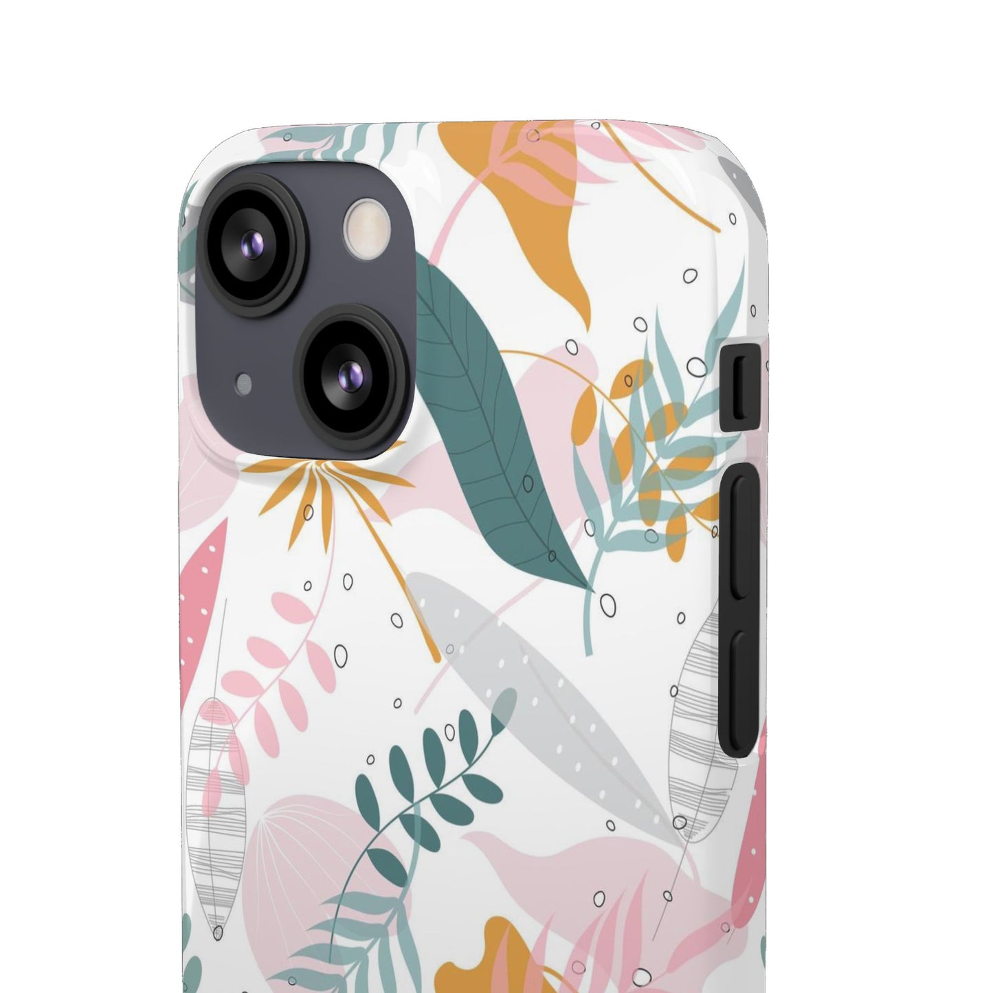 Floral Snap Case - Stylish Phone Protector with Botanical Design