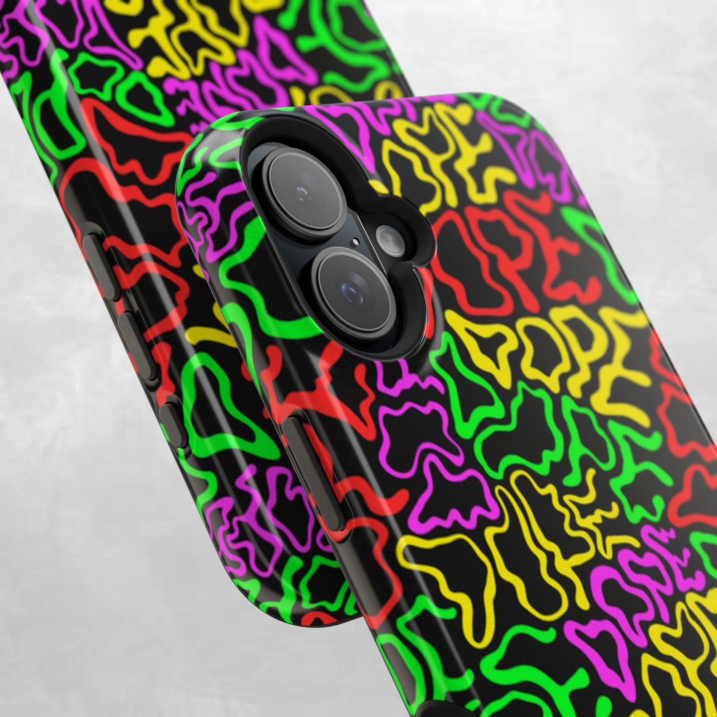 Colorful Magnetic Phone Cases, Funky Case for Teens, Cool Phone Accessories, Unique Gift for Friends, Vibrant Tough Cases, Phone Protection