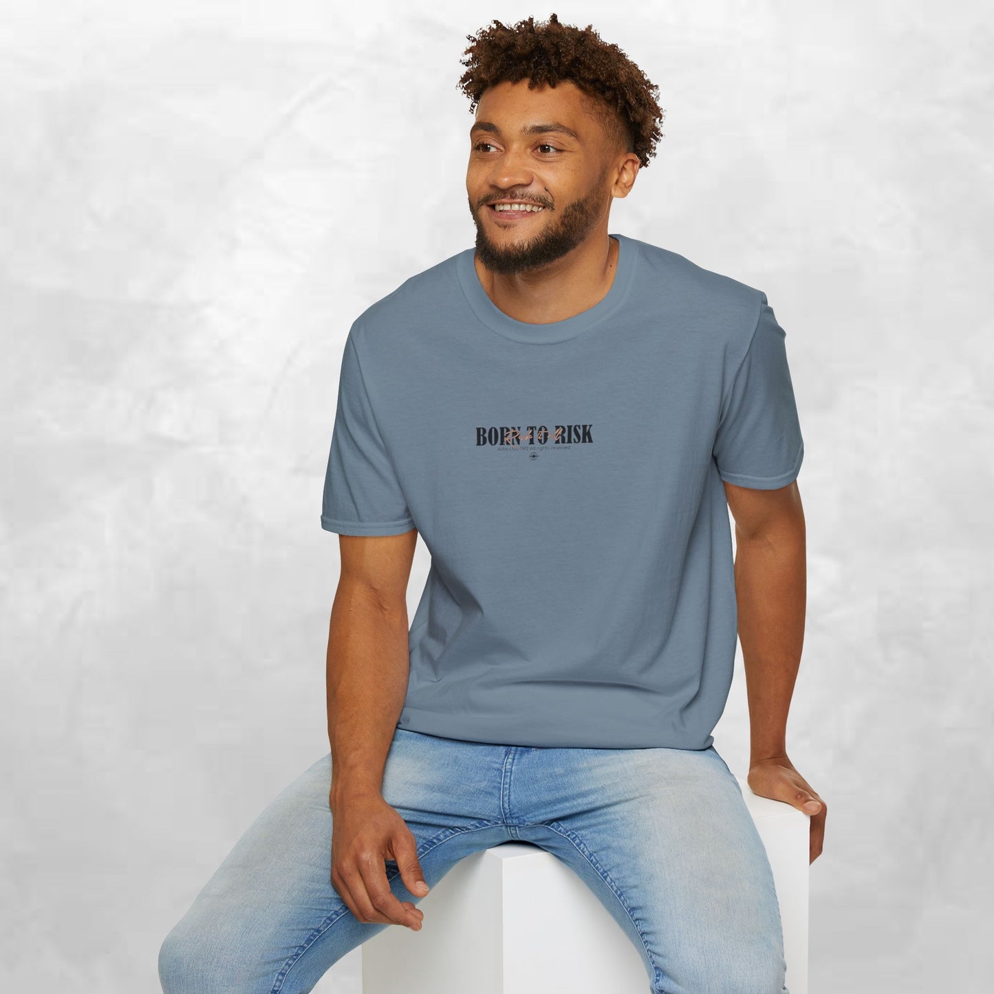 Born to Risk T-Shirt — Minimalist Motivational Graphic Tee