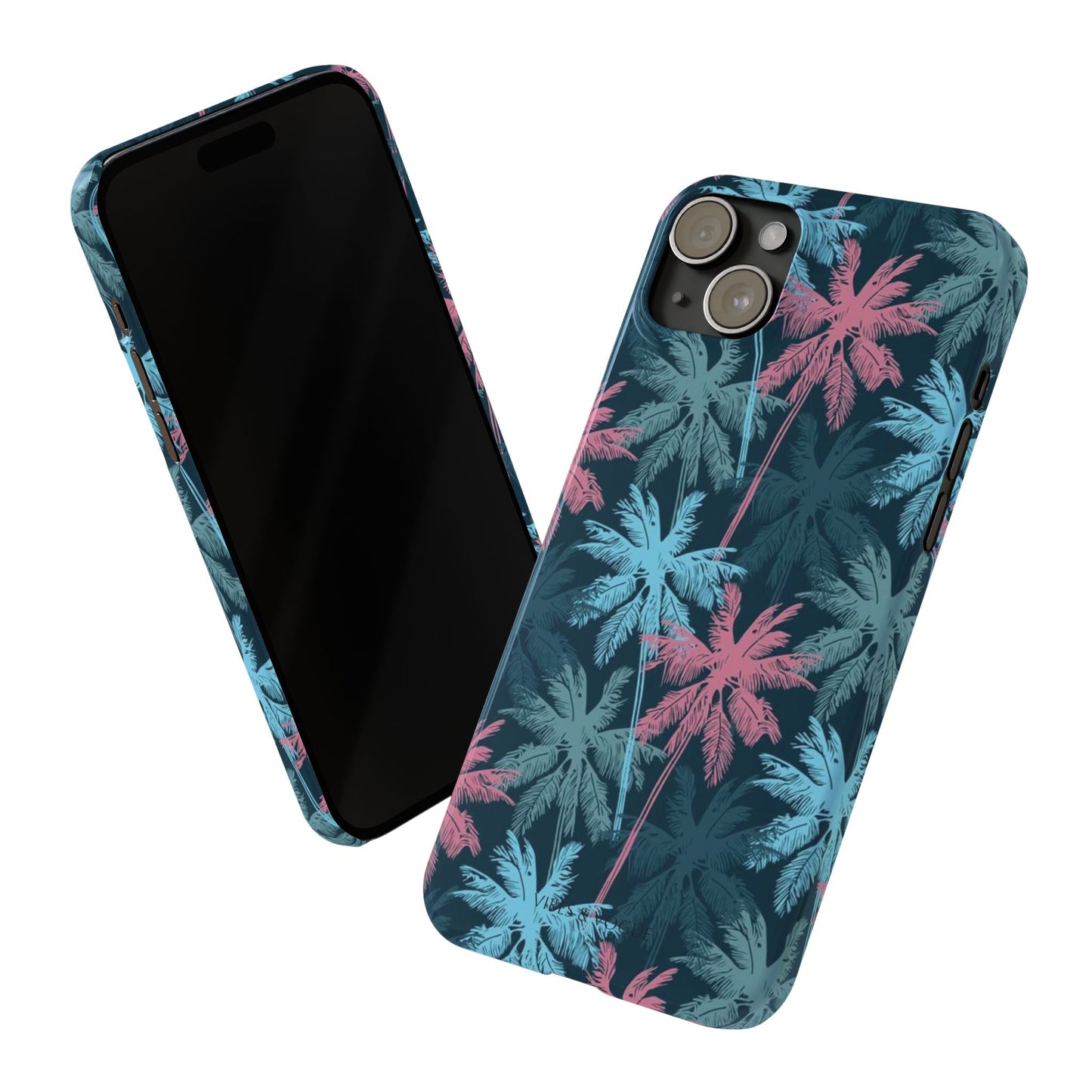 Tropical Vibes Slim Phone Case - Summer Botanical Design