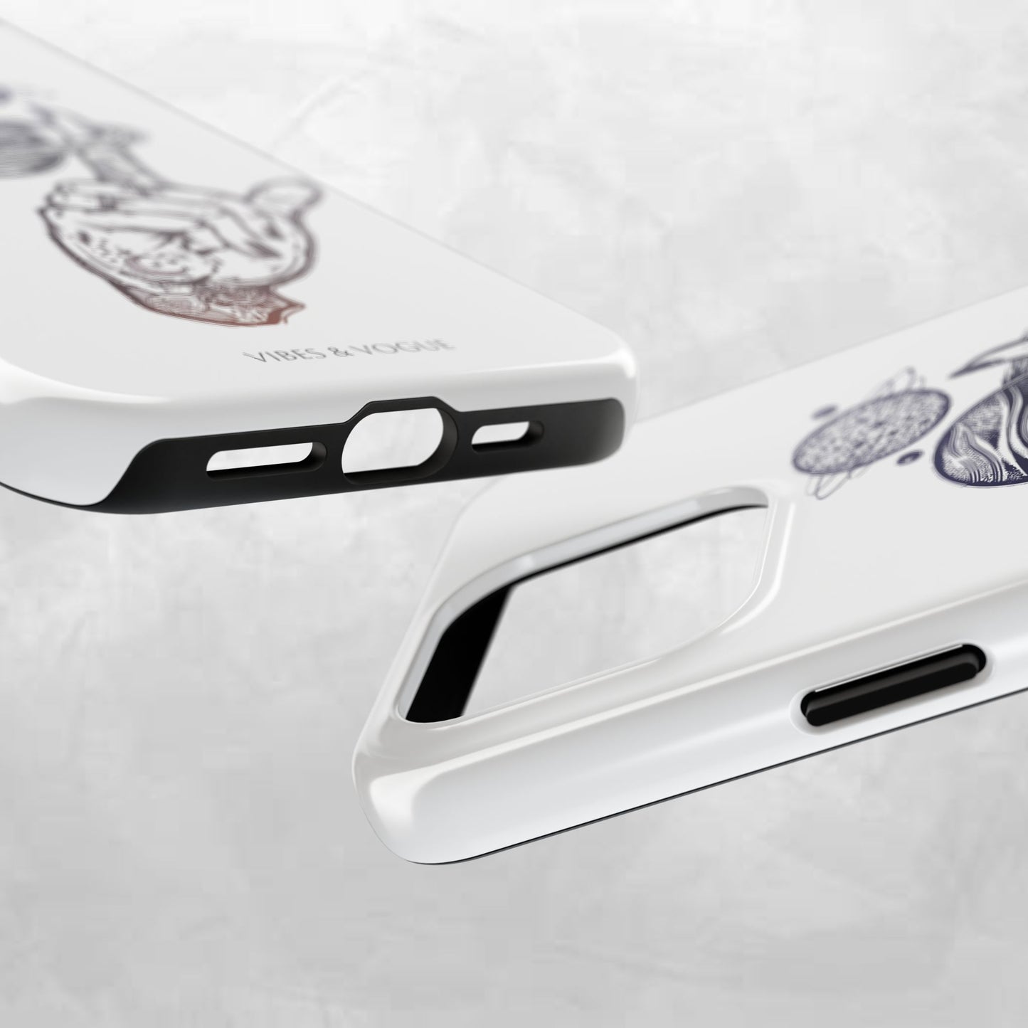 Cosmic Tattoo Phone Case, Unique Galaxy Cell Phone Cover, Gift for Astronomers, Trendy Space Phone Protector, Birthday and Holiday Gift