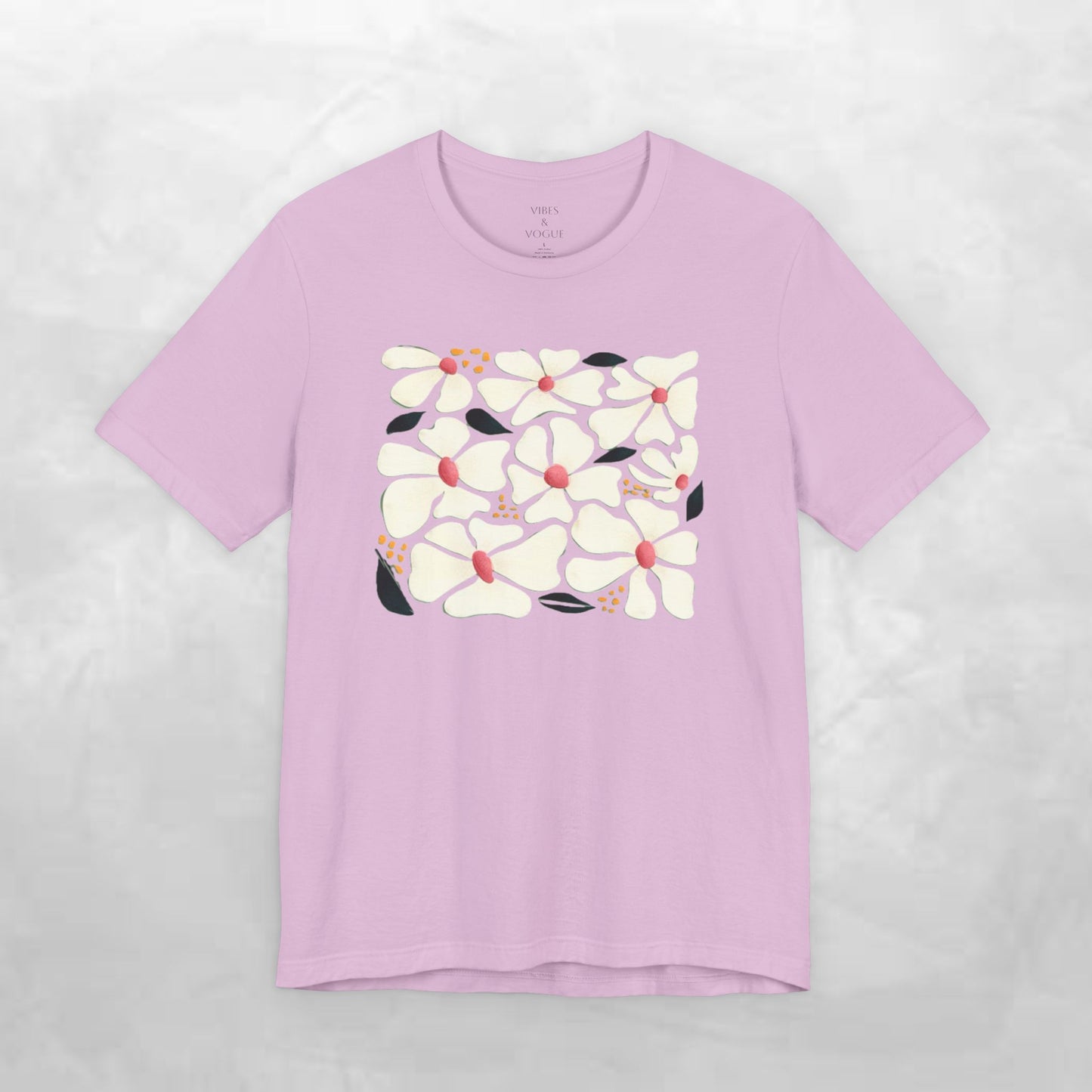 Vibrant Floral Unisex Tee, Casual Summer Shirt, Gift for Flower Lovers, Beachwear, Relaxed Fit, Everyday Comfort