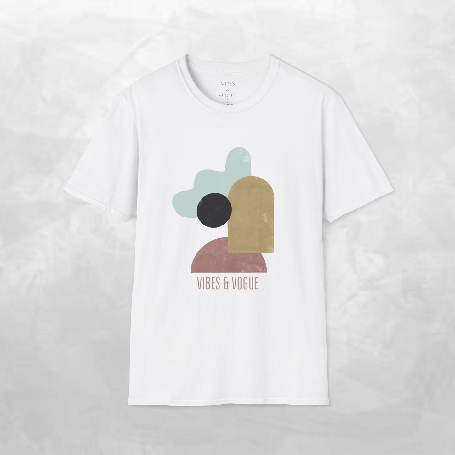 Vibes & Vogue Unisex Softstyle T-Shirt - Trendy Casual Wear for Art Lovers