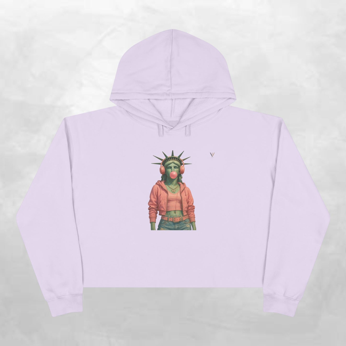 Aqua Dream Crop Hoodie - Stylish and Comfortable