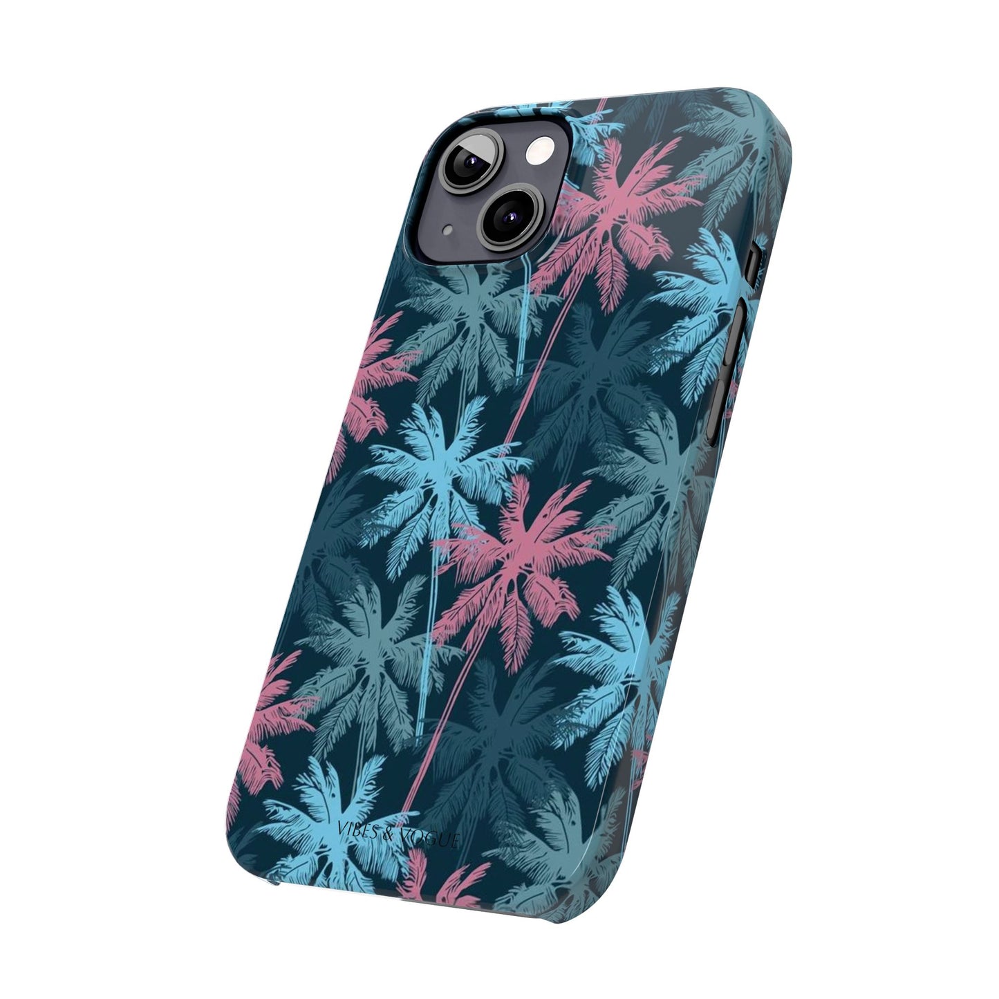 Tropical Vibes Slim Phone Case - Summer Botanical Design