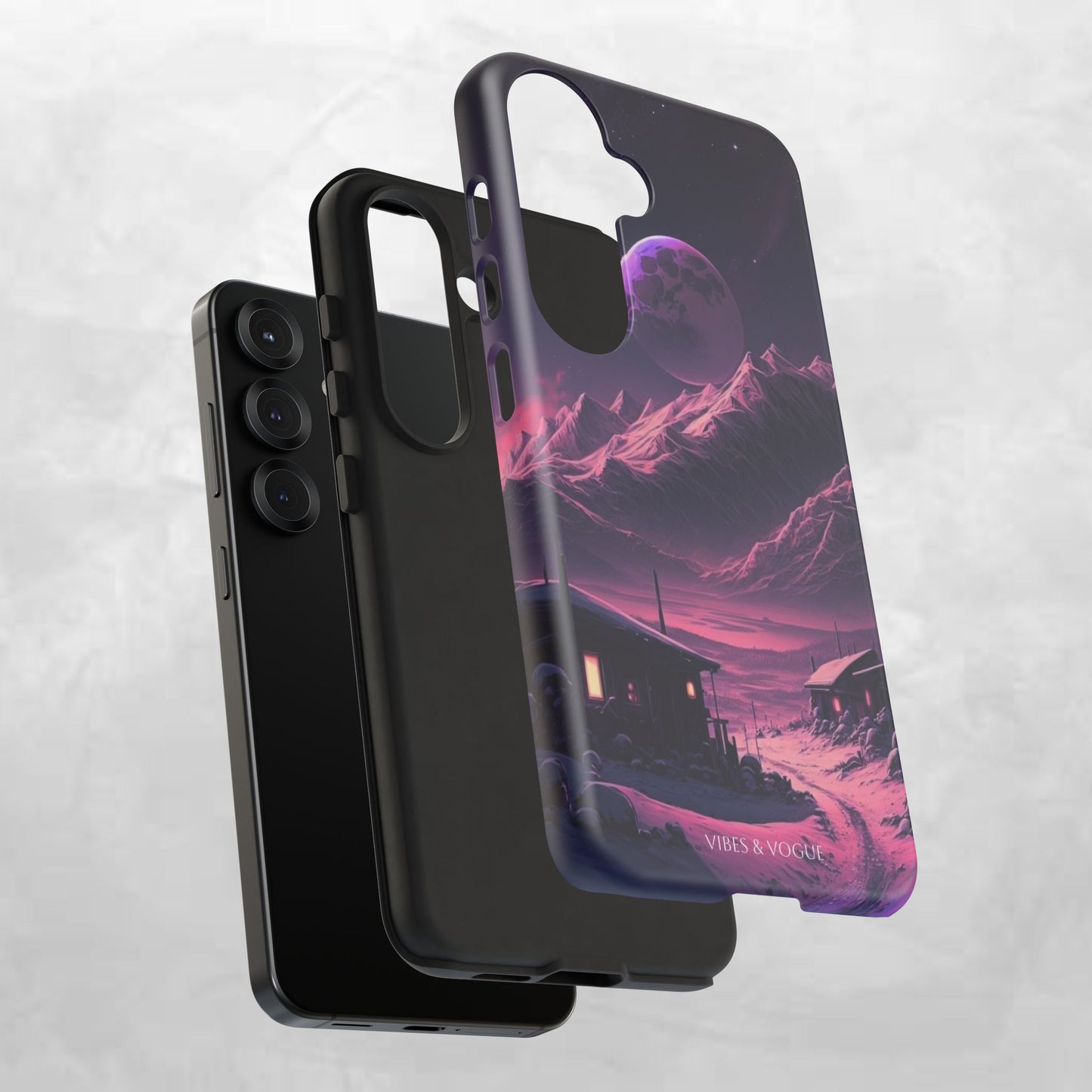 Futuristic Phone Case, Galaxy Aesthetic, Cosmic Art, Stylish Protection, Gifts for Tech Lovers