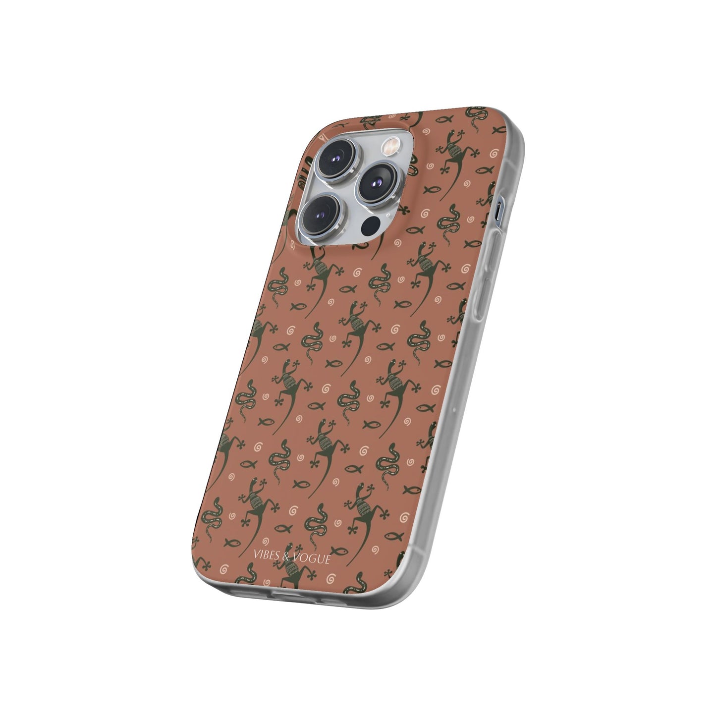 Whimsical Flexi Cases for Trendy Phone Protection, Stylish Accessories, Gift Idea for Animal Lovers, Eco-Friendly Design, Cute Lizard [...]