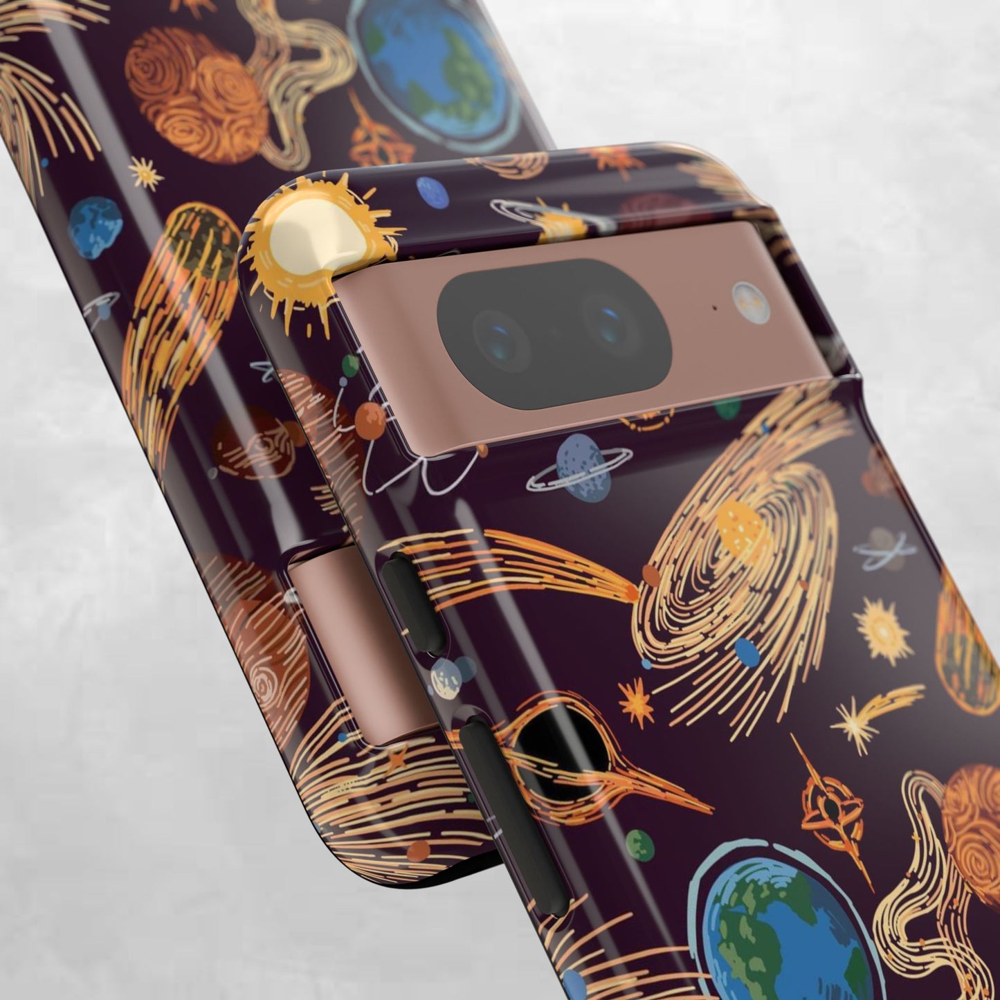 Space-Themed Phone Case - Cosmic Galaxy Design, Durable Protective Cover, Unique Gift, Celestial Lover's Accessory